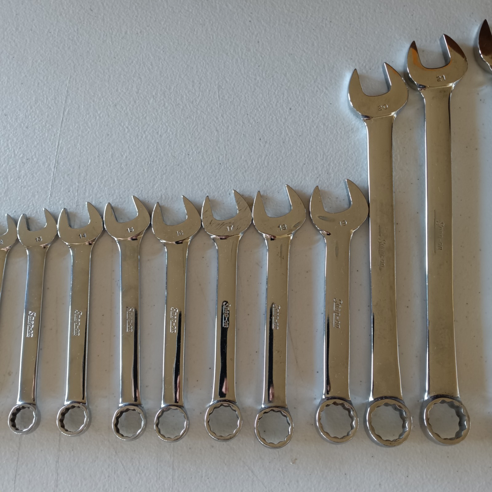 Snap On Tools OEXM Wrench Set 6mm – 24mm Metric Combination 12PT – 19 piece