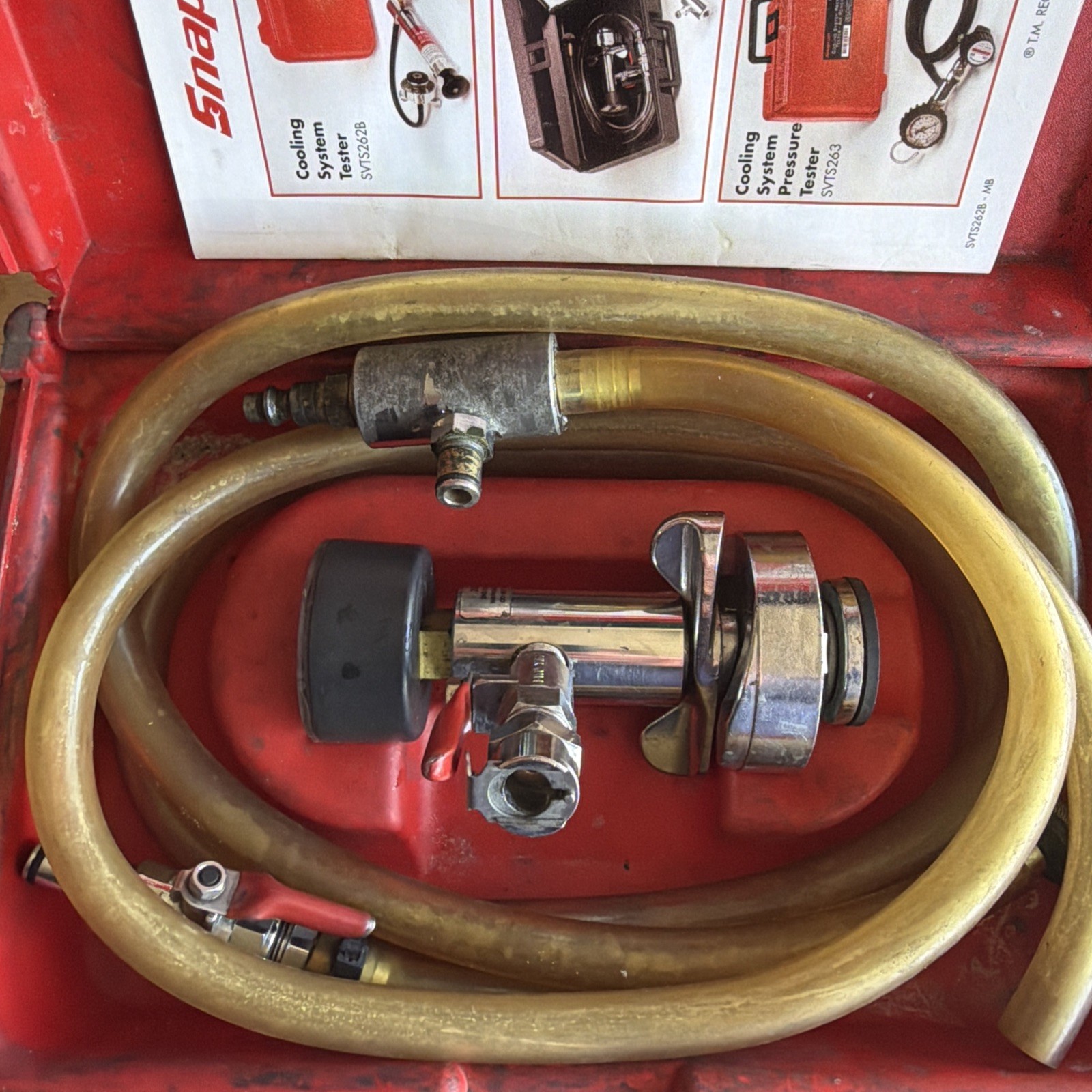 Snap On Tools Vacuum Cooling System Filler SVTSRAD262