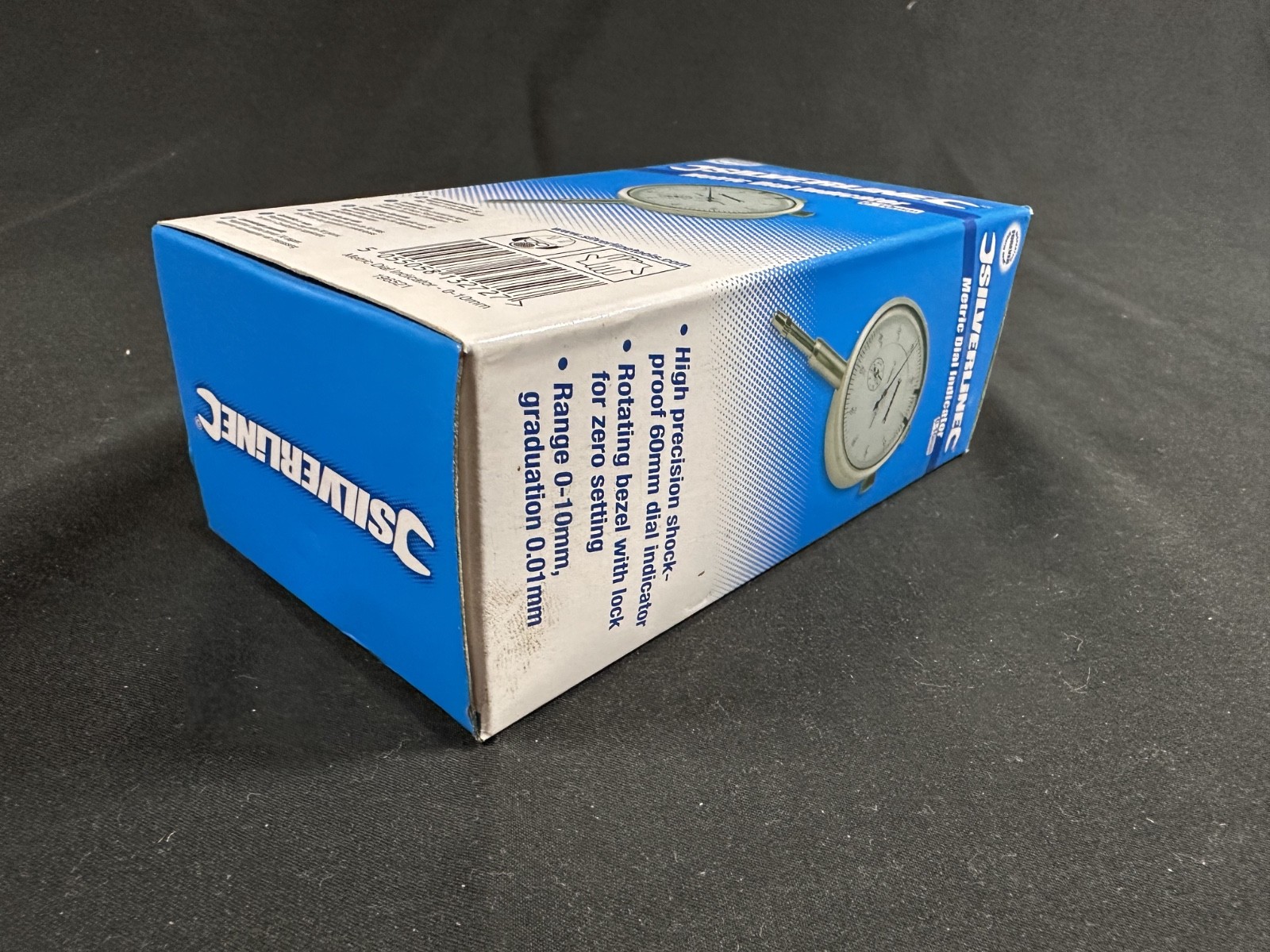 Metric Dial Indicator 0-10mm Silverline 196521 Boxed