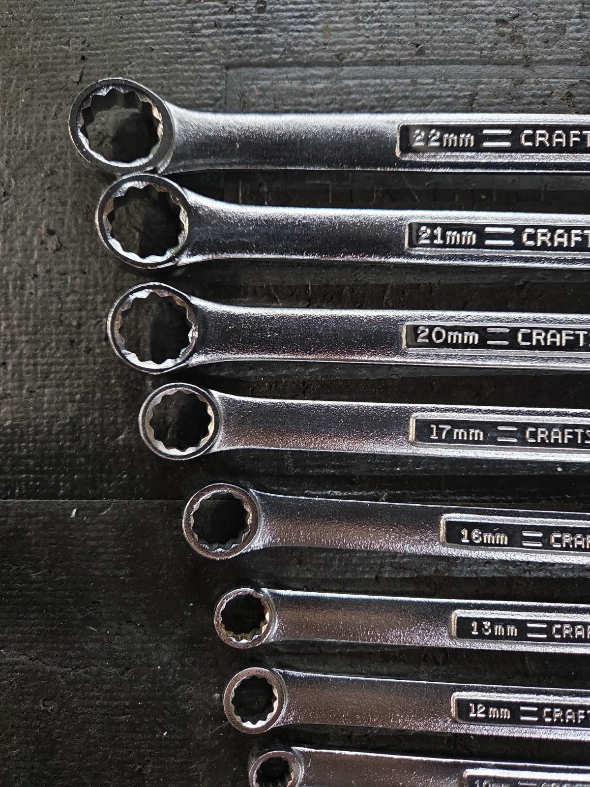 Craftsman Metric Double Box End Wrench Set 12 Point 6mm to 24mm 10pc Made in USA
