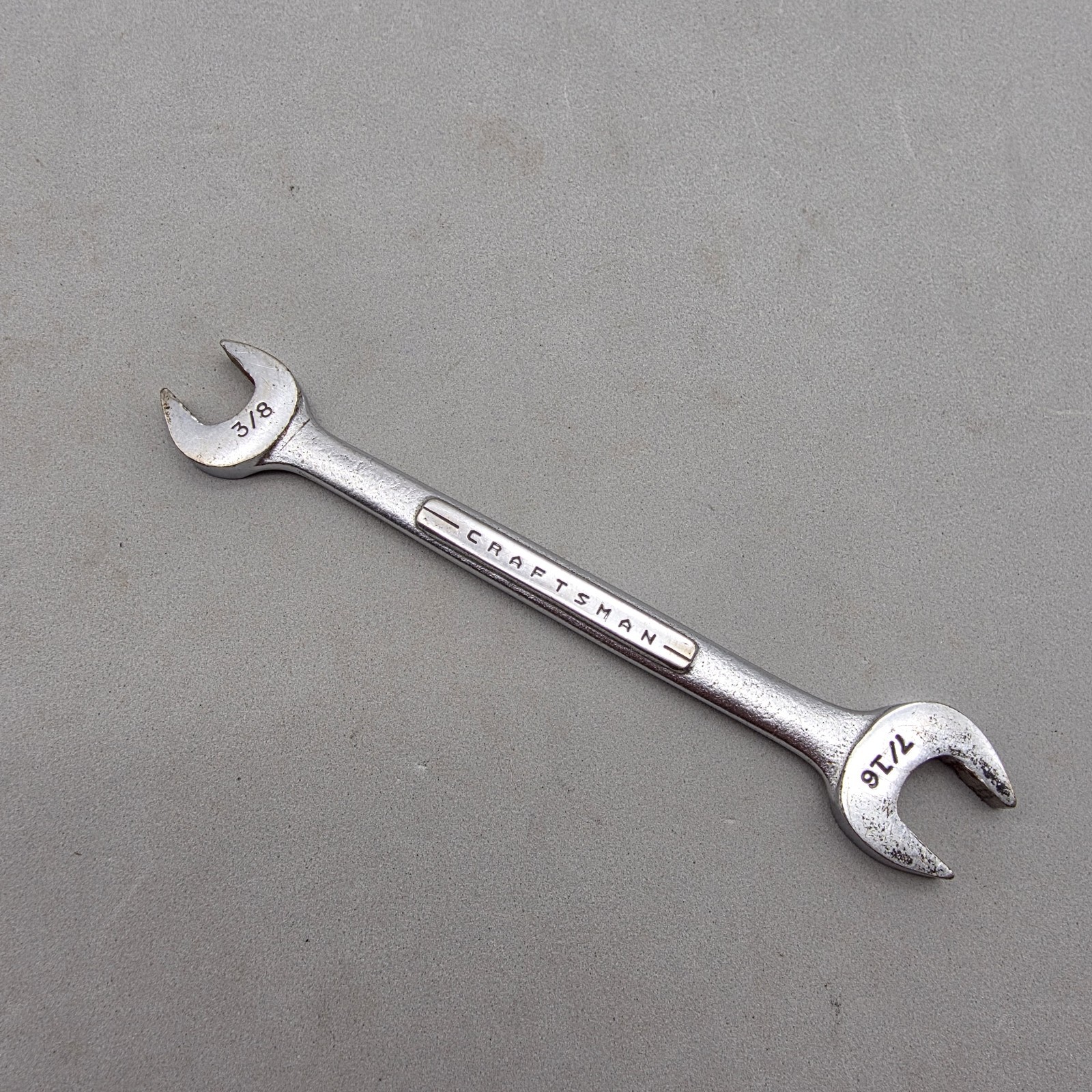 Craftsman Tools V Series Open End Wrench 3/8″ X 7/16″ USA