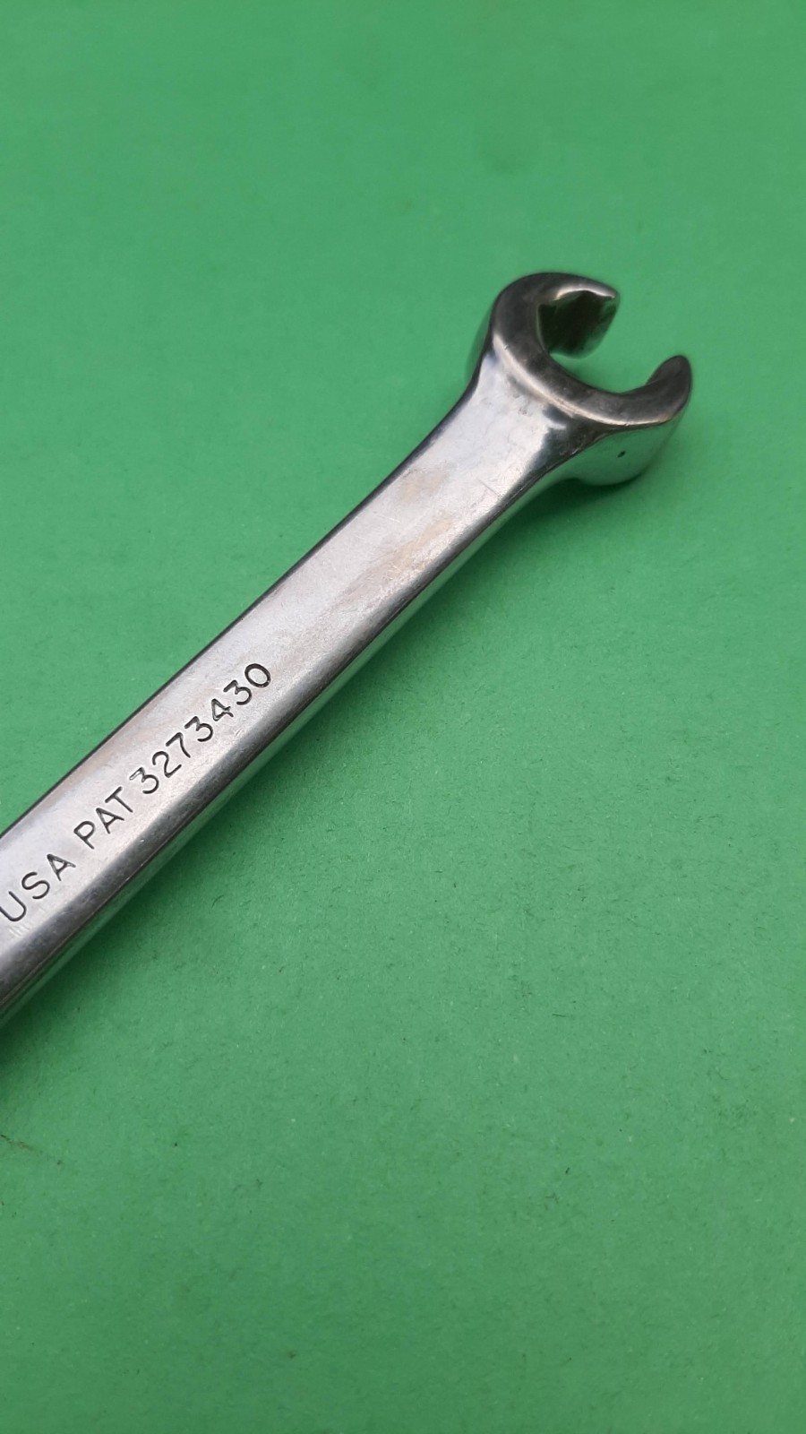 Snap-on Tools RXS18 9/16″ 6pt Point Open-End Flare Nut Wrench USA Engraved 623