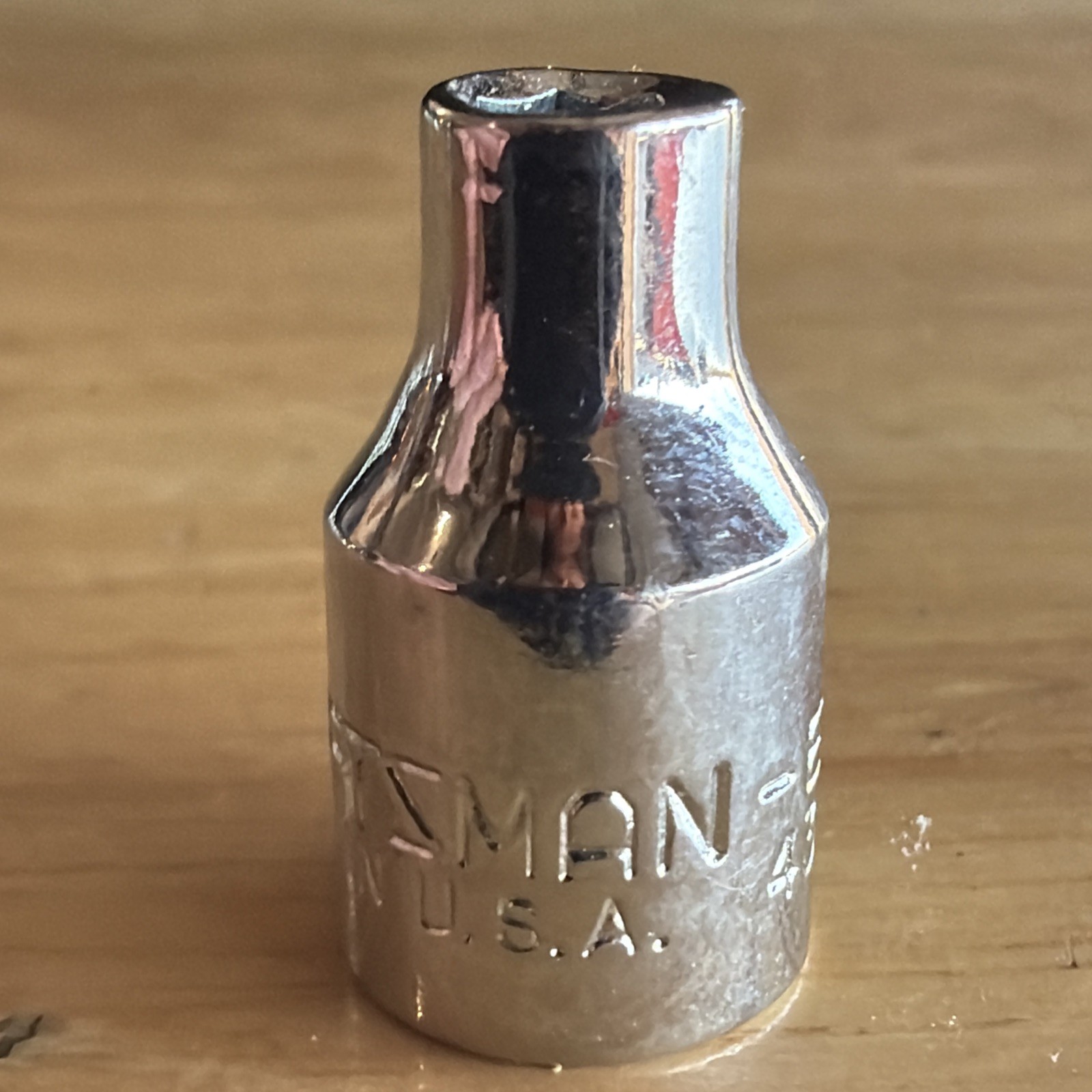 Craftsman 4mm Shallow Socket 1/4″ Drive 6 Point EE Series 43505 USA