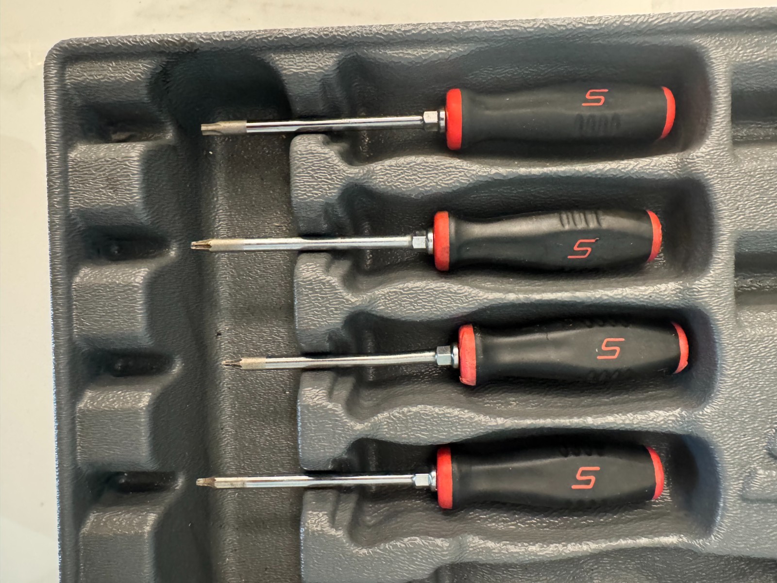 SNAP ON RED BLACK MINI & FULL SIZE HANDLE TORX DRIVER’S