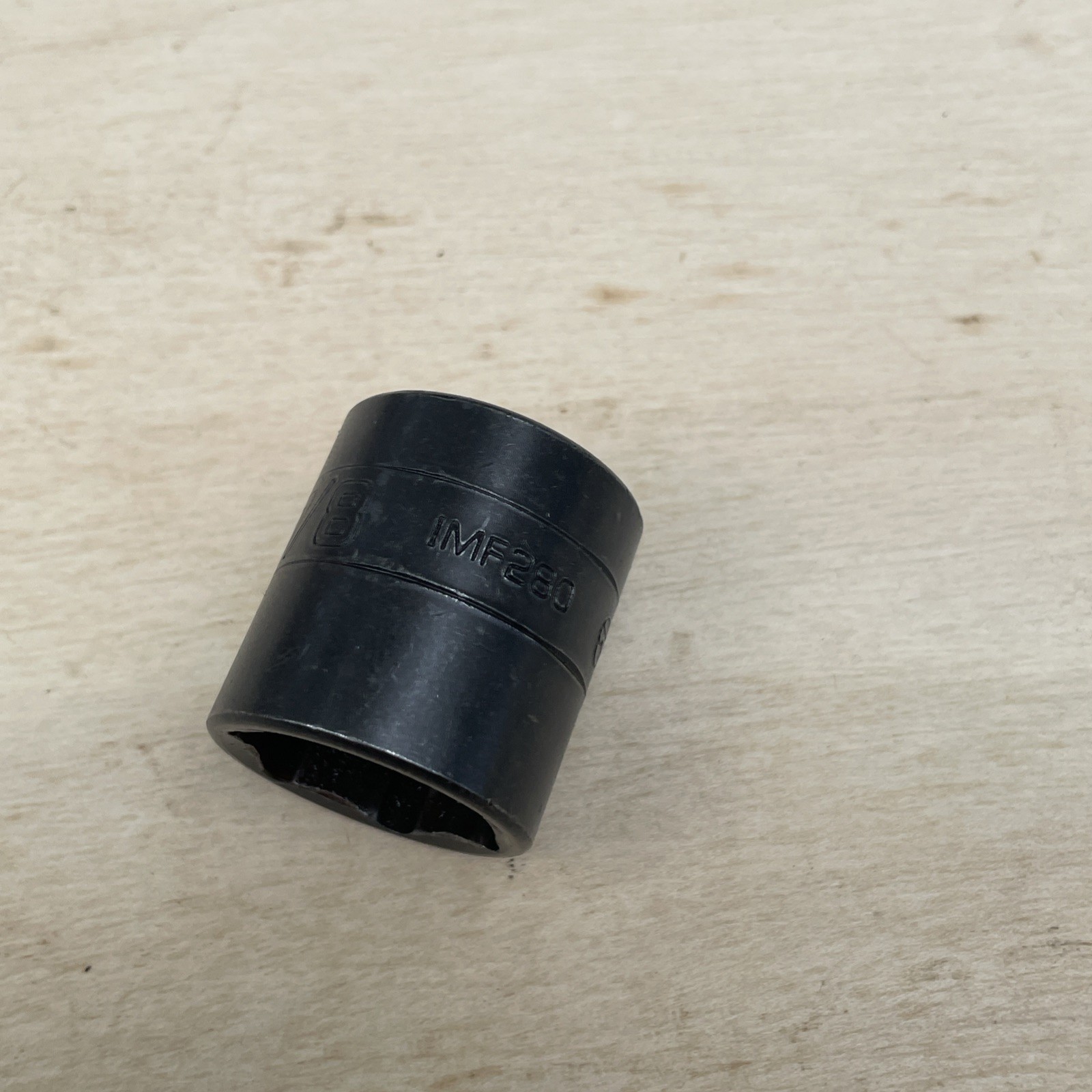 Snap-on Tools USA IMF280 SAE 7/8” Shallow Impact Socket 3/8″ Drive 6 Point