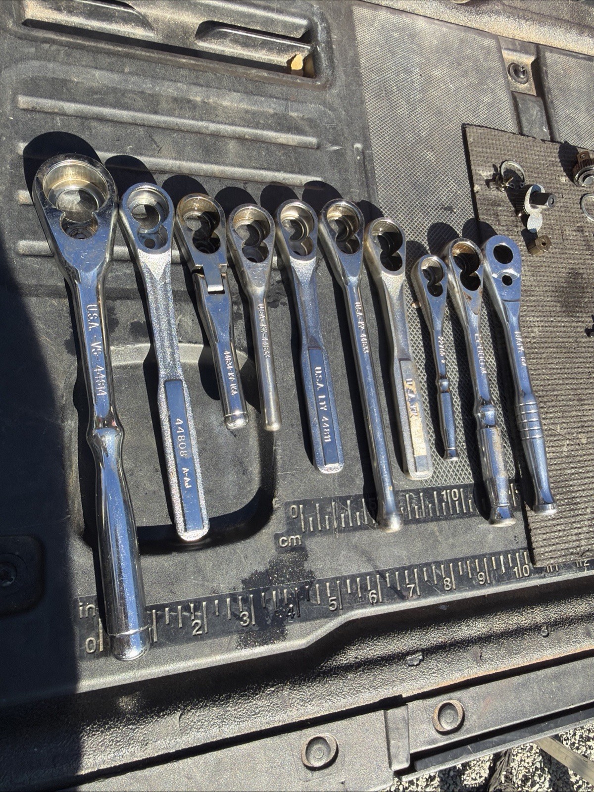 10pc 7-Sears Craftsman 1-Napa 2-Kobalt Ratchet Bodies Only No Guts All Drives