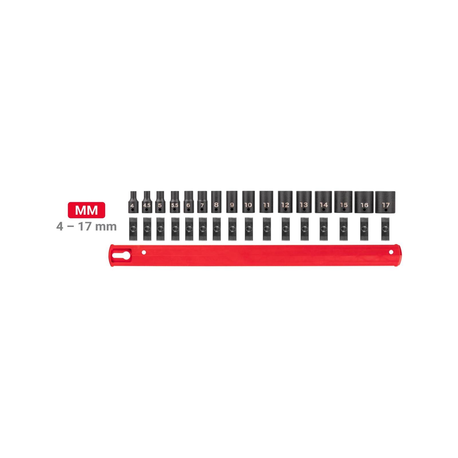 Tekton SID90106 1/4″ Drive 12-Point Impact Socket Set, 16-Piece