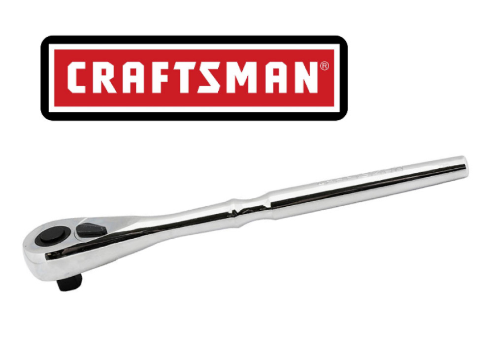 NEW Craftsman 45 Tooth Polished Ratchet – 1/2, 3/8, 1/4″ Drives, Choose Size
