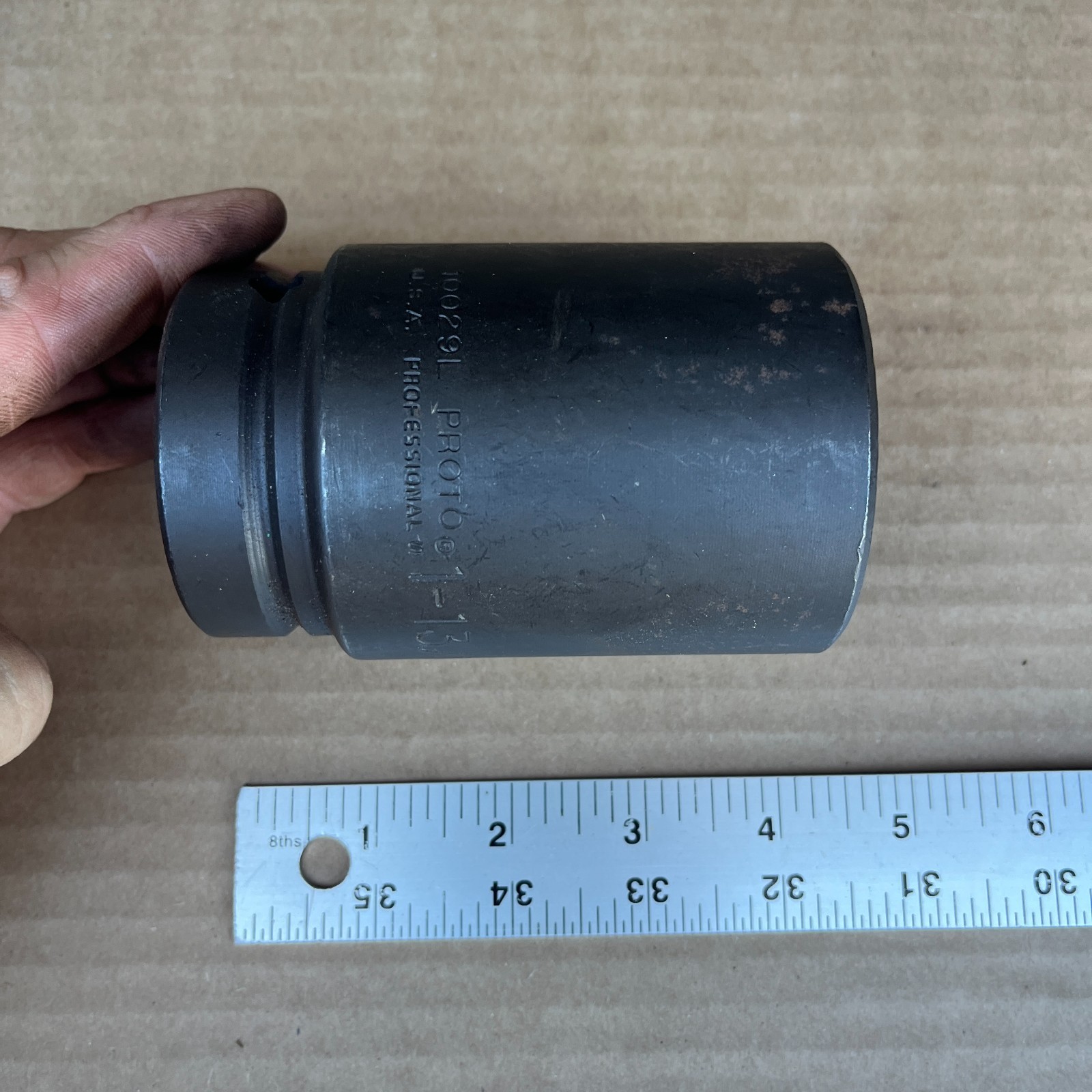 Proto Professional 1-13/16″ Deep Impact Socket 1″ Drive, 6 point , 10029L
