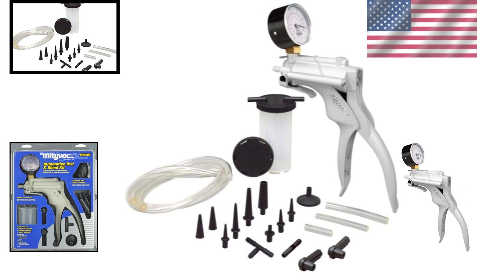 Ergonomic Selectline Hand Pump Vacuum Bleeder Kit for Efficient Car Maintenance