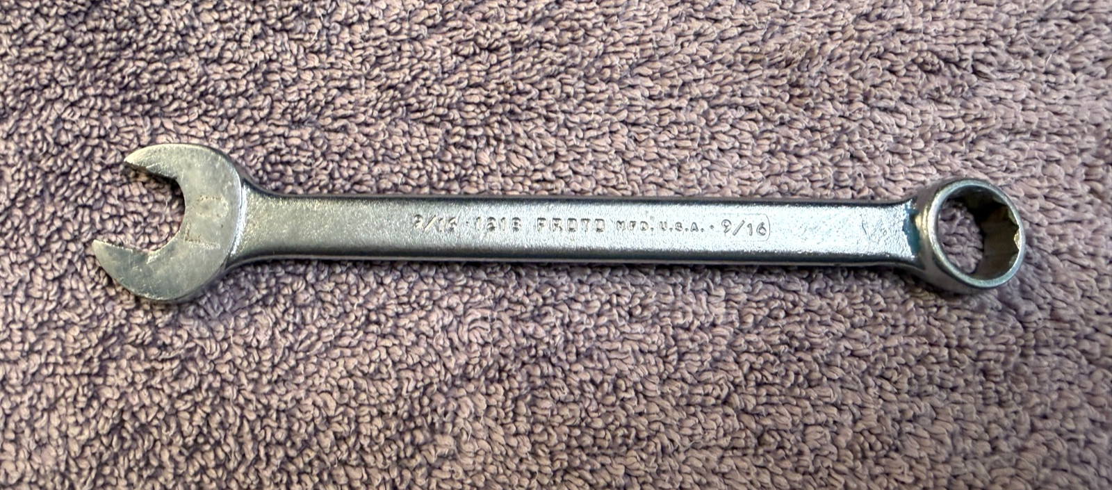 Vintage PROTO 1218 9/16” Combination Wrench USA MADE see pics