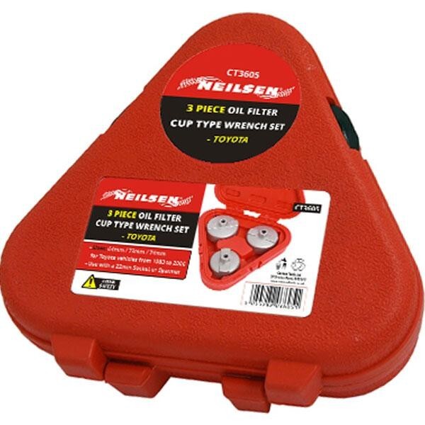 Toyota Oil Filter Wrench Removal Tool Set – 64mm, 73mm & 74mm CT3605