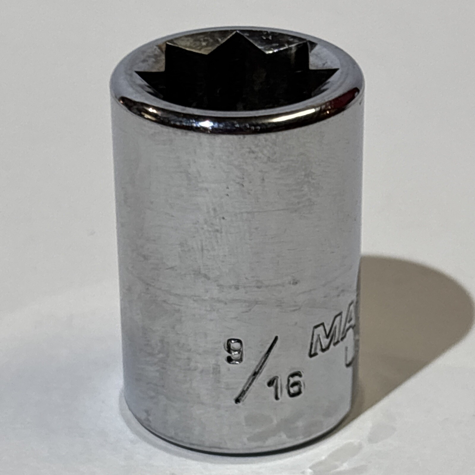 Matco 9/16″ Shallow Socket 3/8″ Drive 8 Point Double Square B188 USA