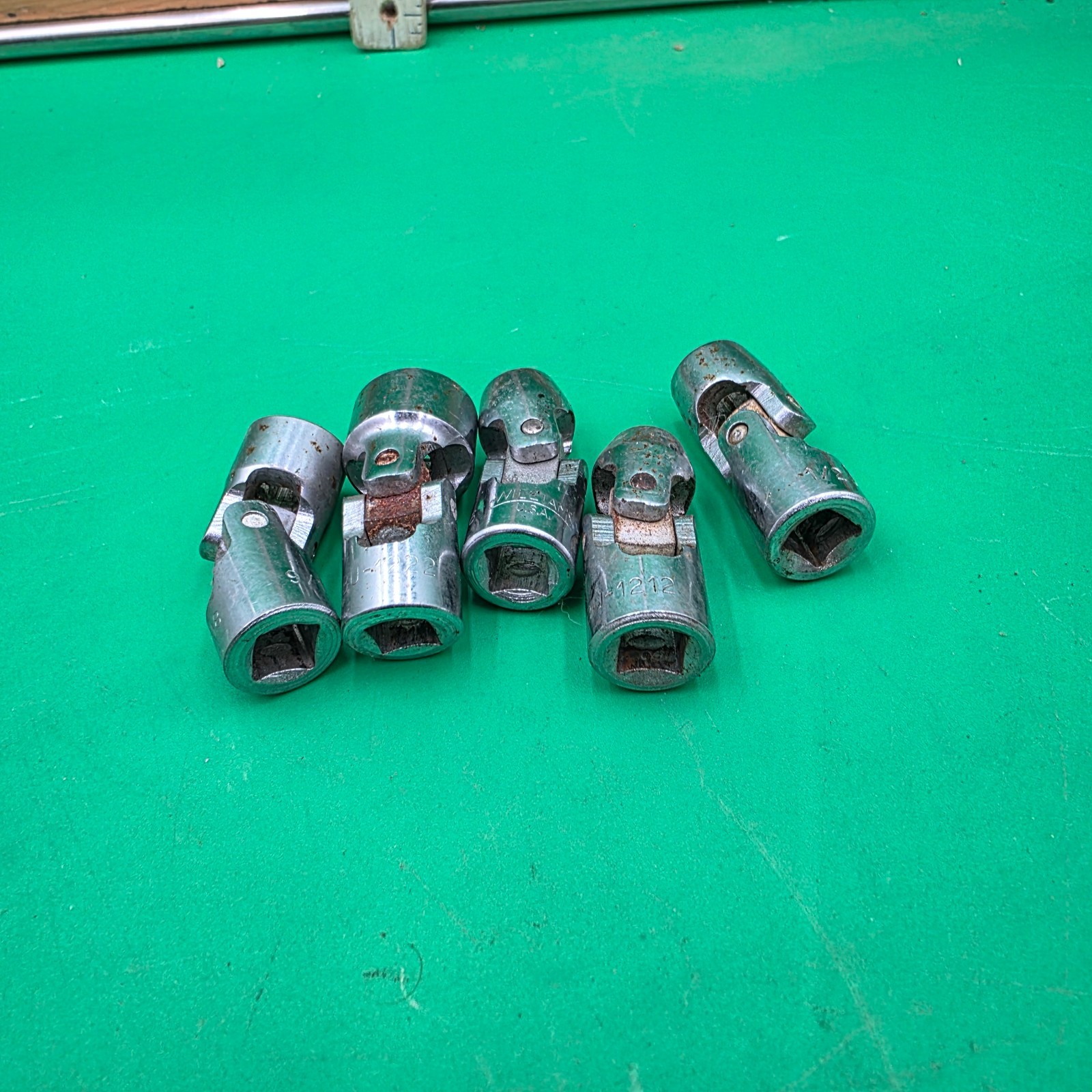 Used Lot of 5 Williams Universal Joint Sockets BU- 1212, 1216, 1218, 1214, 1222