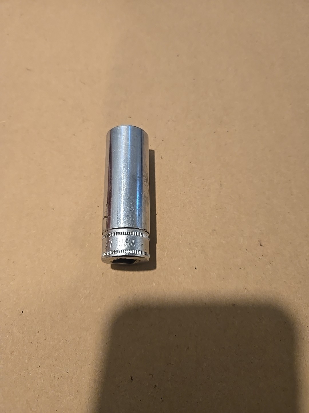 Snap On 3/8″ Drive 17MM 6PT Metric Deep Chrome Socket USA SFSM17