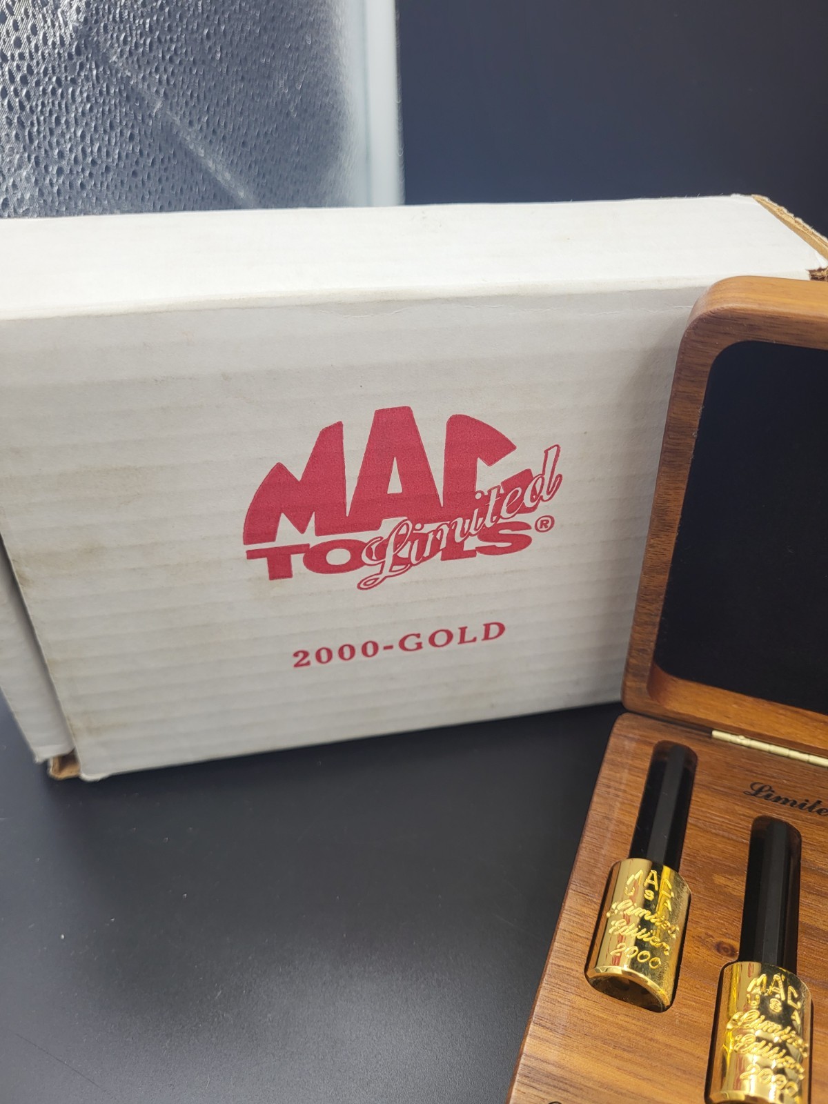 MAC Tools Hex Allen Socket Set Limited Edition 24K Gold Plated USA #0935 NICE