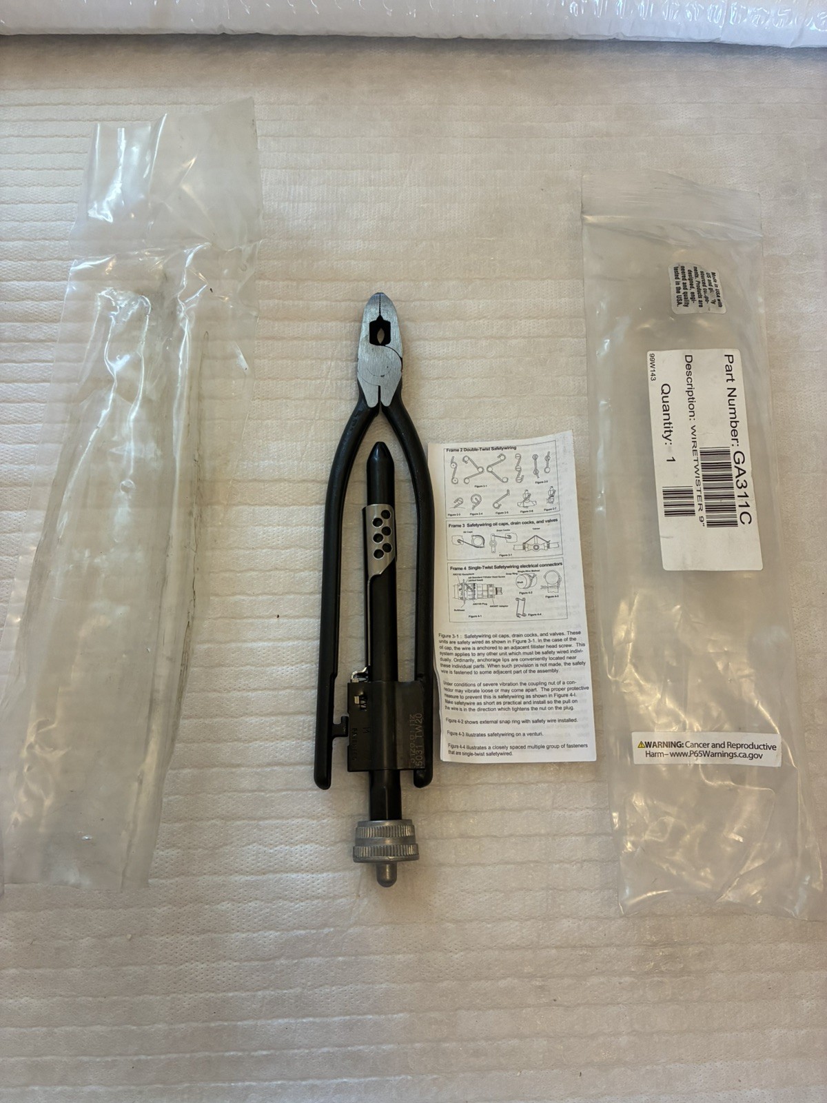 Blue Point safety twist tie wire twisters cable pliers cutters GA311C USA – NEW
