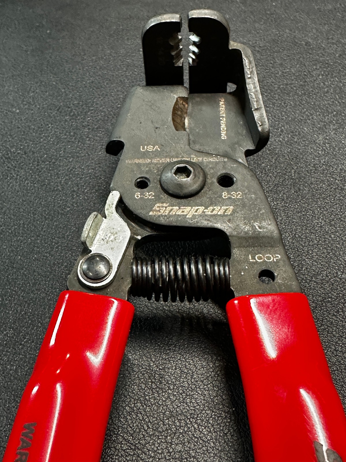 SNAP ON PWCH7 7″ In-line Wire Stripper/Cutter (Red) USA