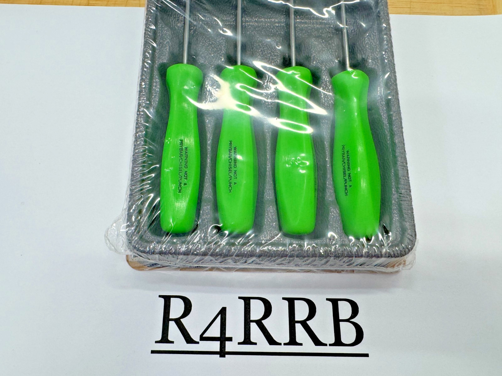 Snap-on Tools USA RARE NOS GREEN Mini Hard Handle Awl Hook Pick Set ASA204BG