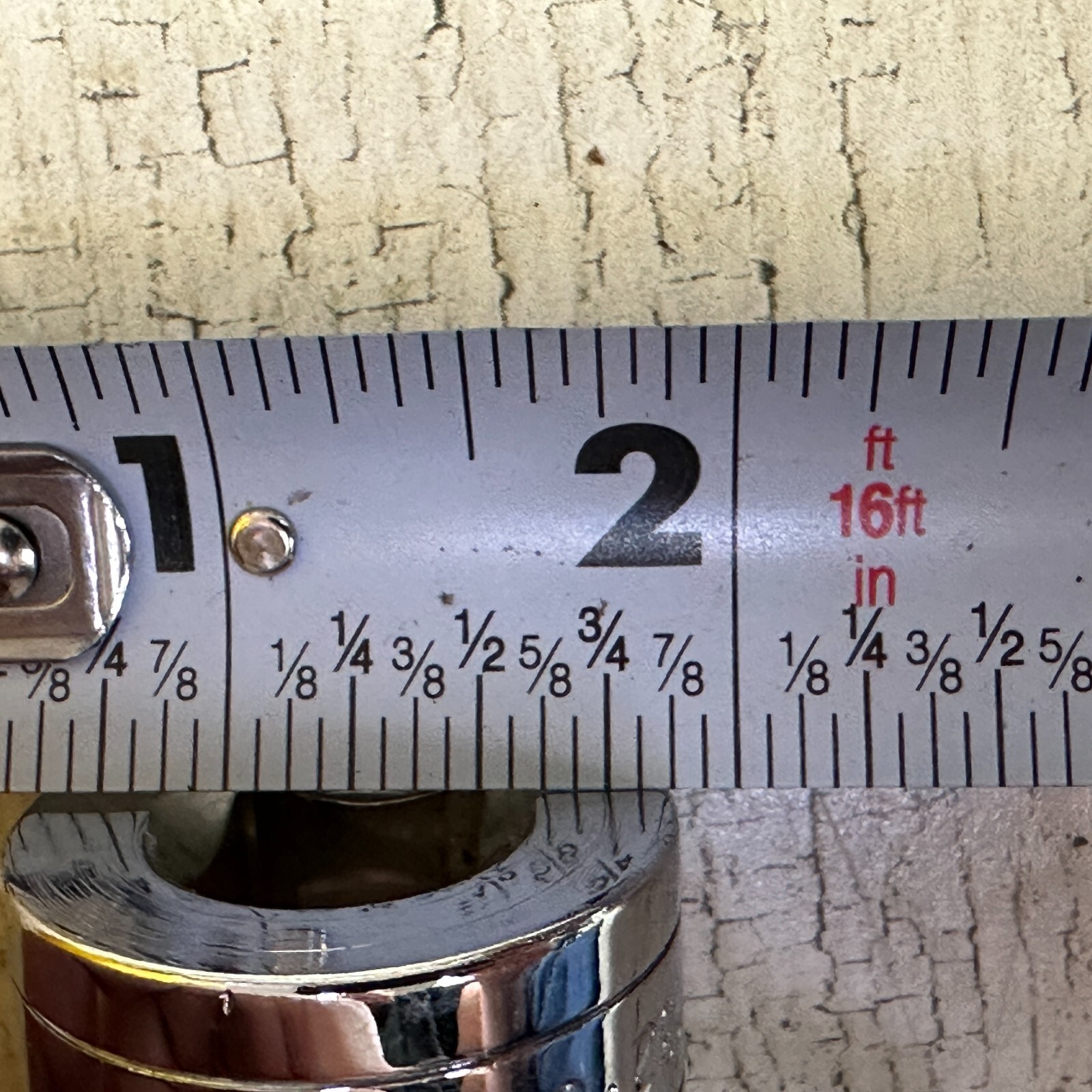 1” SK Tools USA 1/2” Drive 12 Point SAE Chrome Standard Socket NOS 40132 Inch
