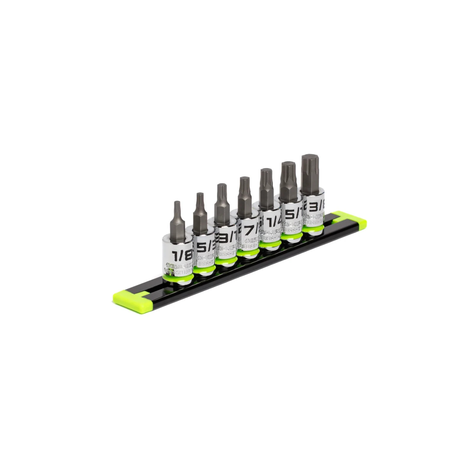 GripEdge Tools 7PC 3/8 Dr Short SAE Hex Driver Set RPT S2 Steel NEW