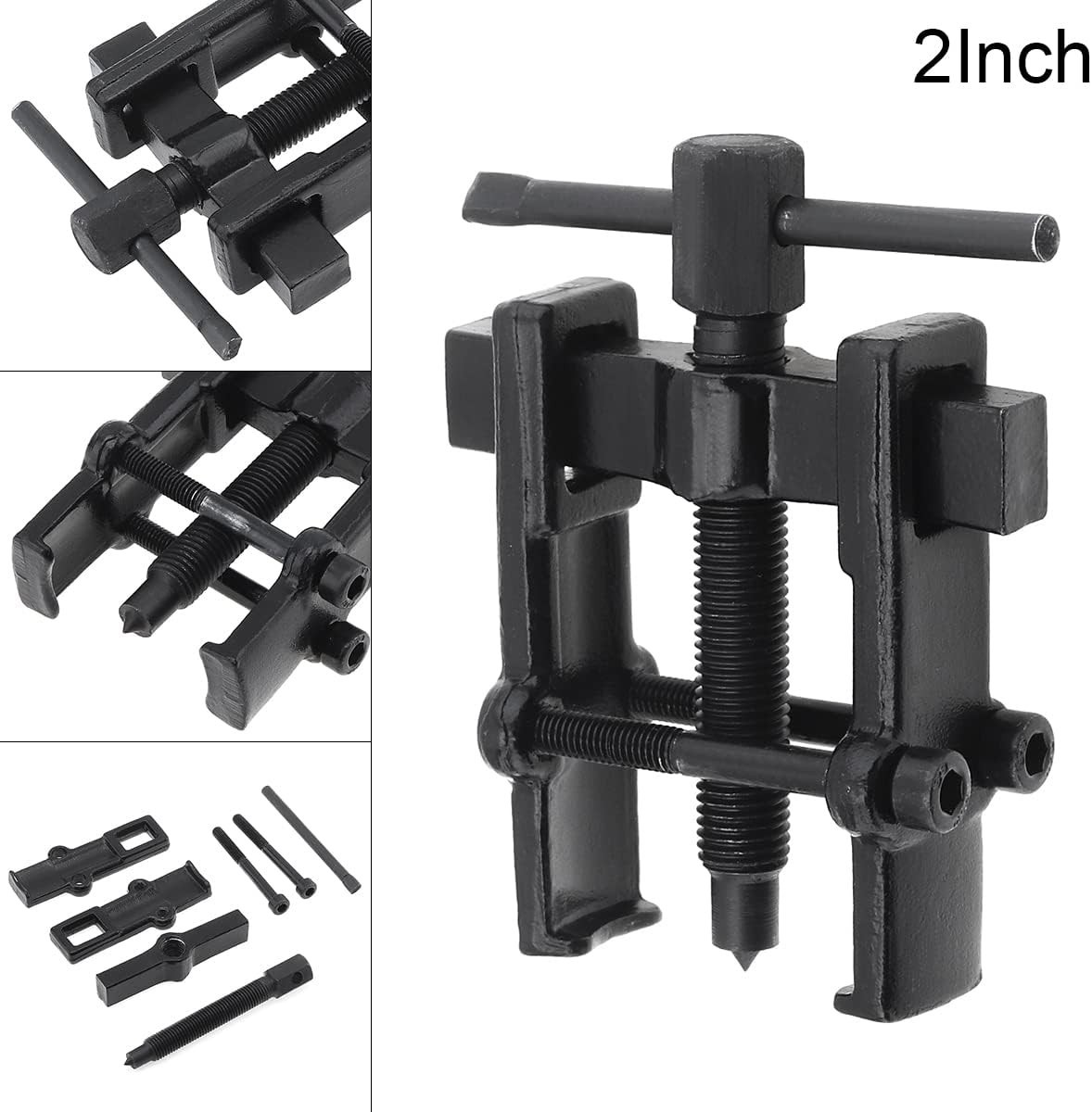 Versatile 2 Inch Adjustable Bearing Gear Puller – Sturdy Heat-Treated Design