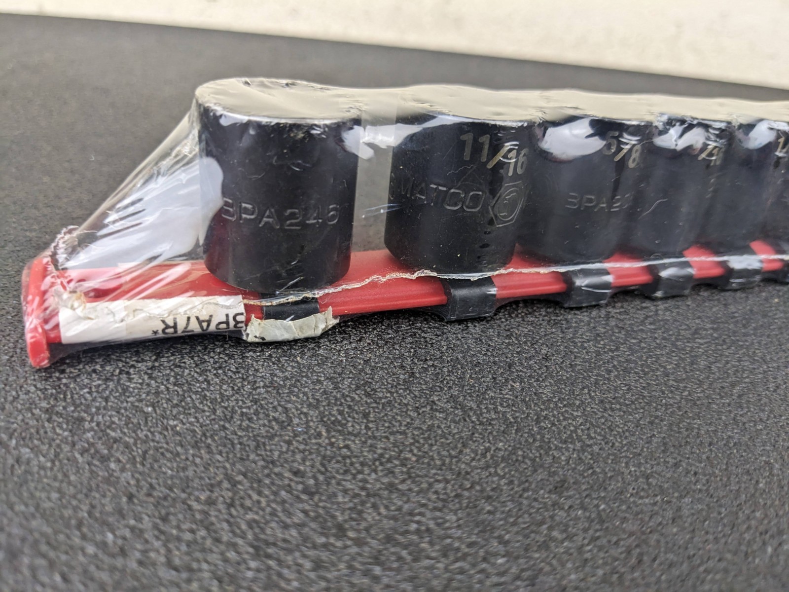 #bp137 Matco Tools NEW SBPA7R 7 piece 3/8″ Drive SAE PRO NON-SLIP Impact Socket