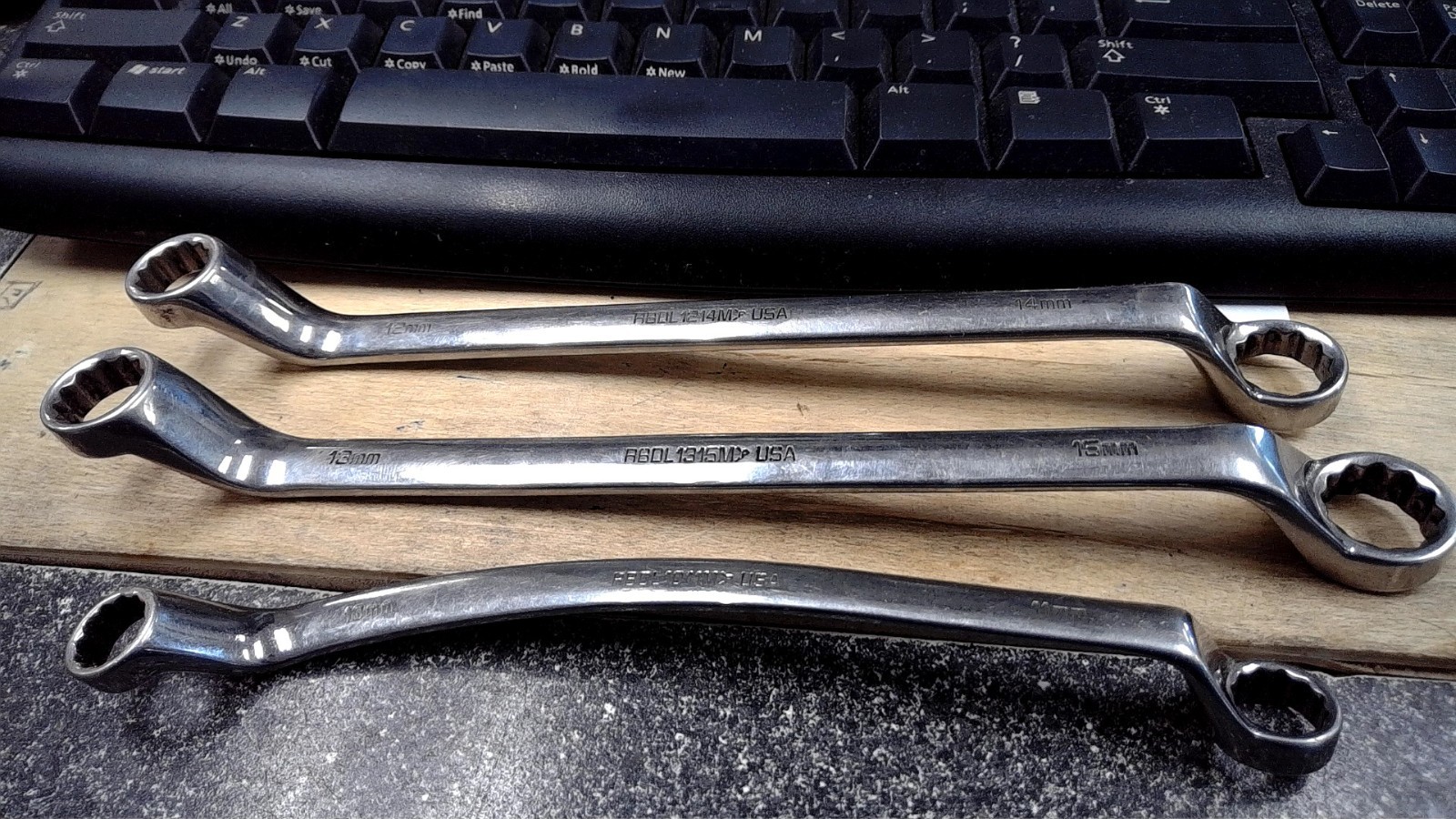 MATCO 3 PIECE METRIC DEEP OFF-SET BOX-END WRENCHES (Custom 10-11), 12-14, 13-15