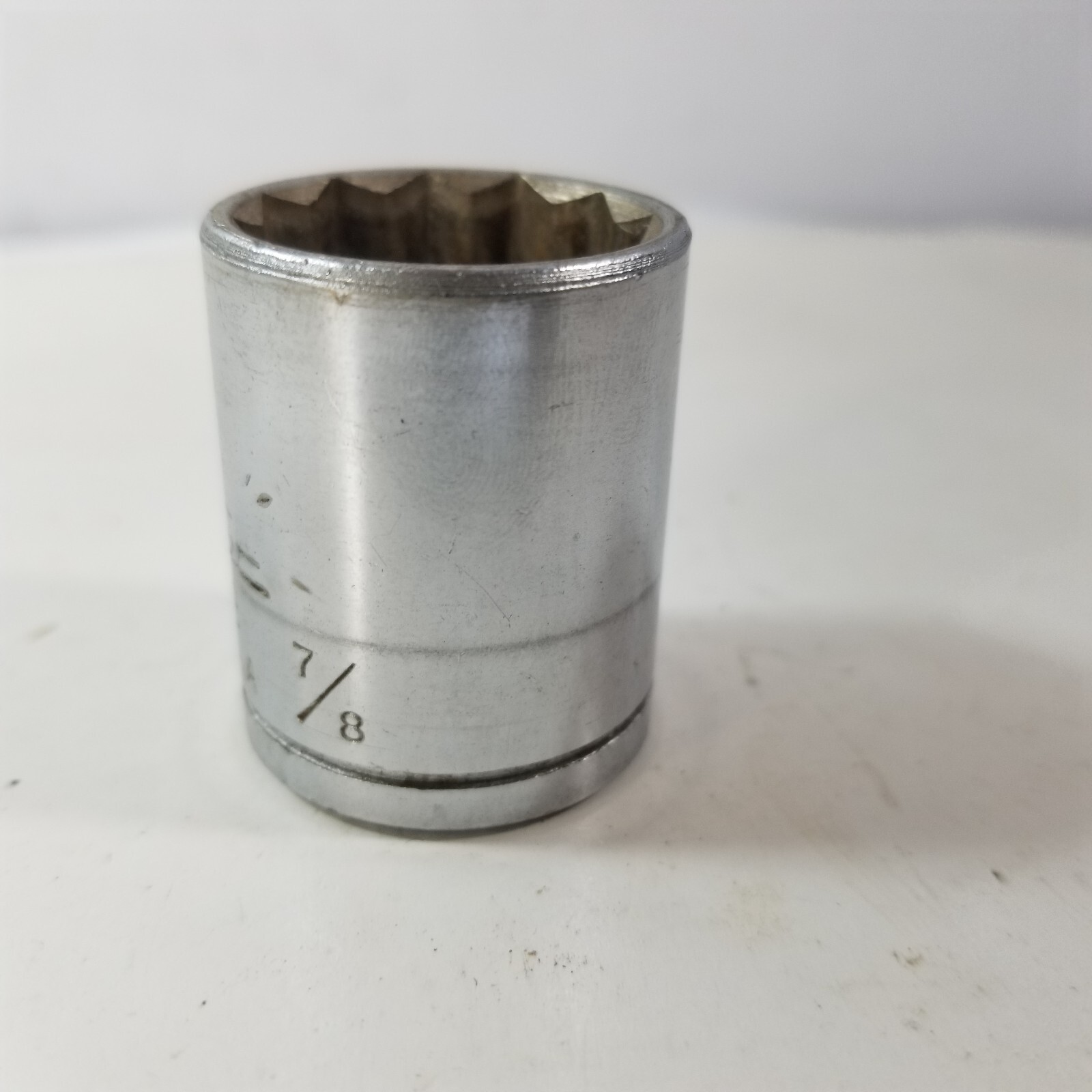 Fleet SAE Socket 7/8″, 12 point, 1/2in drive. R-1228 Made in USA