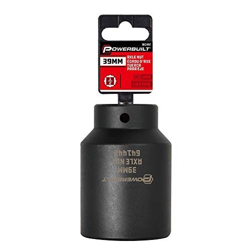 39mm Axle Nut Socket 1/2″ Drive for Impact Wrench, 12 Point Extra Deep Tool
