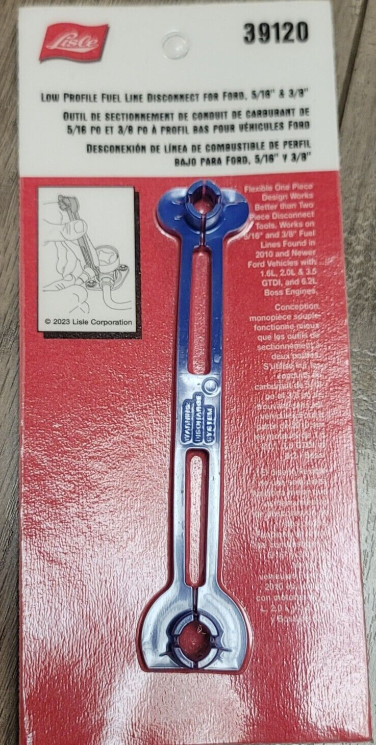 Lisle 5/16 & 3/8″ Low Profile Ford Fuel Line Disconnect Tool #39120