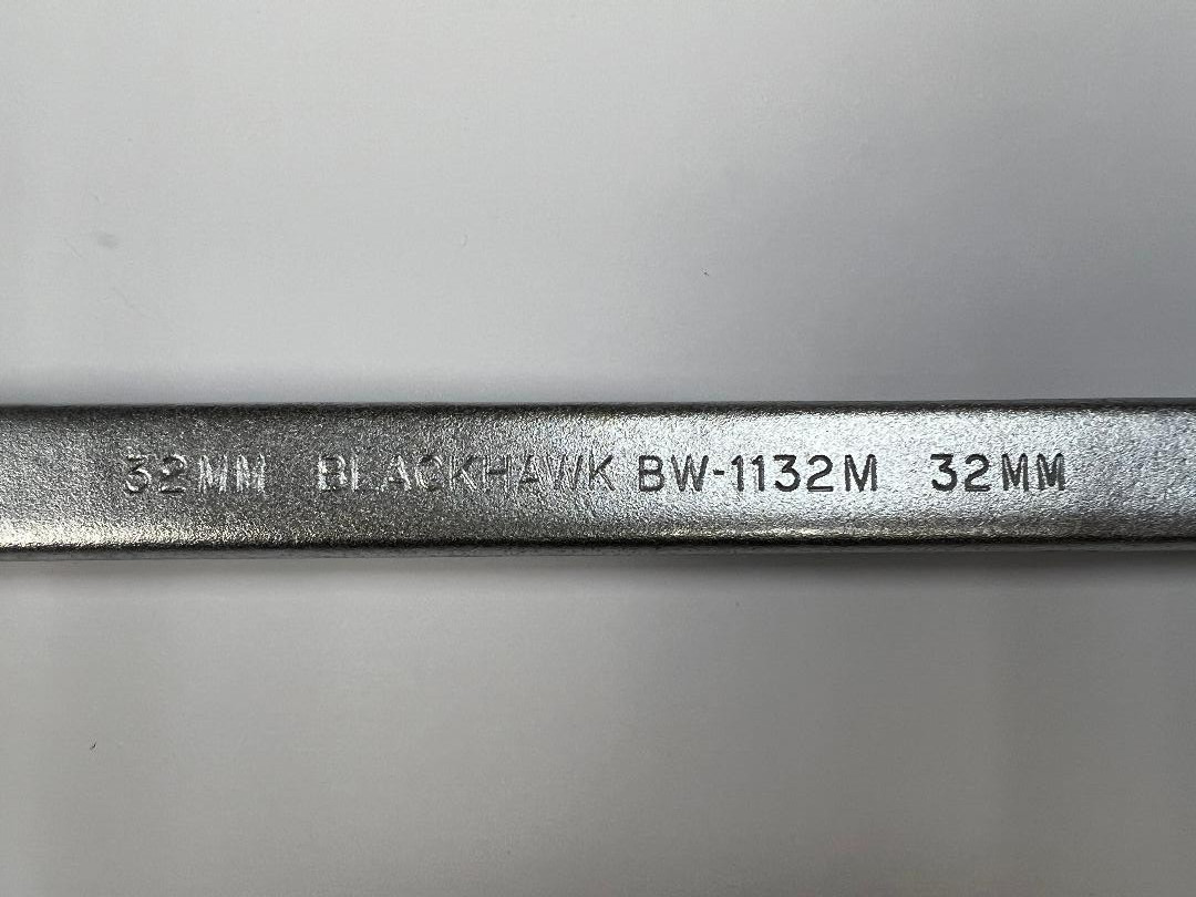 BLACKHAWK BW-1132M 32mm 12-point COMBINATION WRENCH, SATIN FINISH