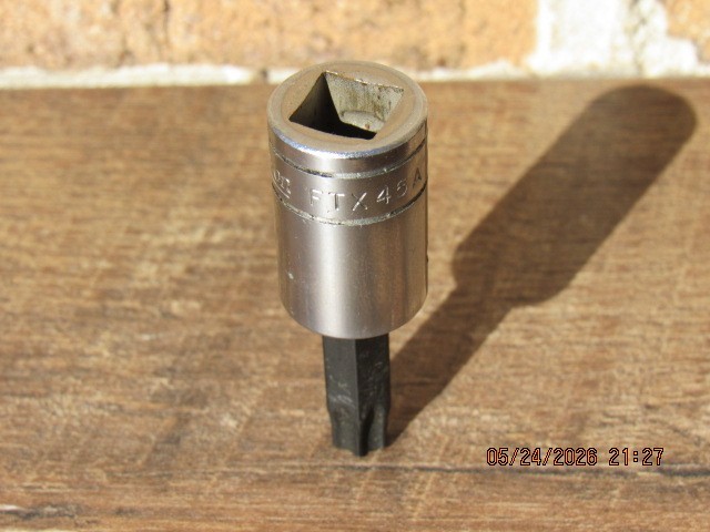 SNAP ON 3/8″ DRIVE FTX45A T45 T-45 TORX BIT DRIVER REMOVER SOCKET UNDERLINE T 45