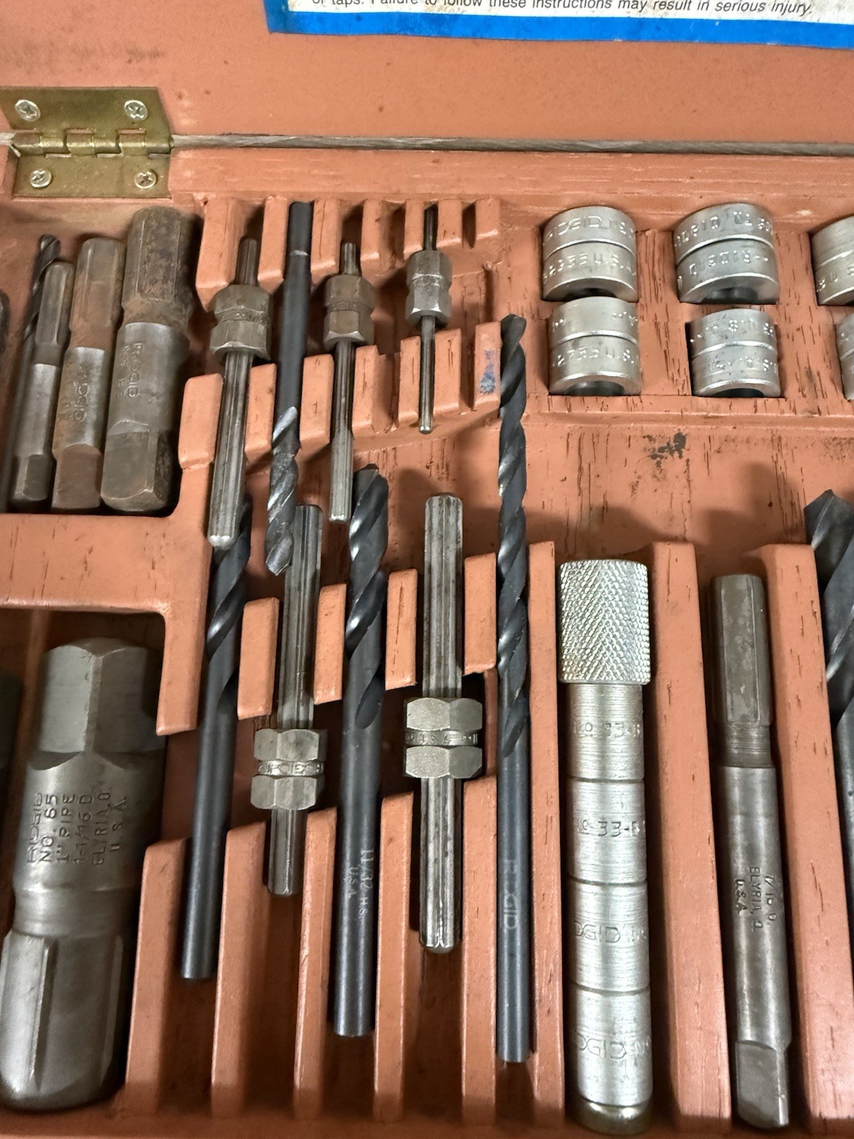 Blue Point Ridgid Tools USA Screw And Pipe Extractor Set E1025 Vintage