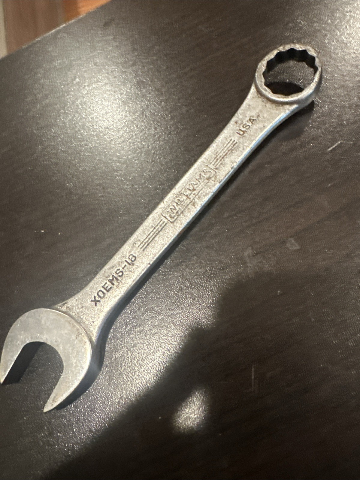 JH Williams Vulcan Vintage Metric Wrench 13mm Open End 18mm 12-Pt Box End USA