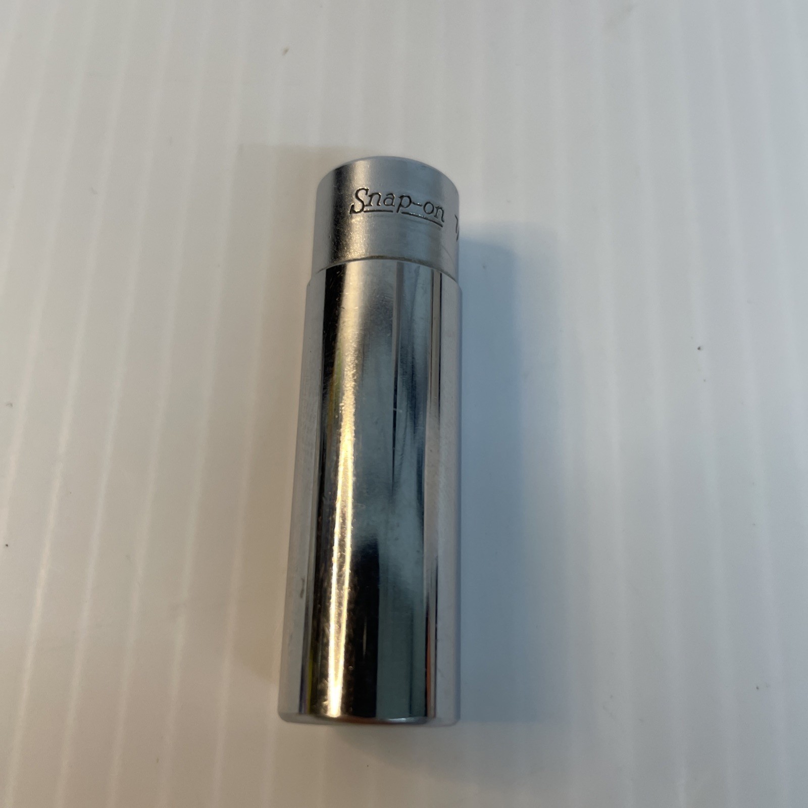SNAP ON STM14 7/16 DEEP SOCKET 6 POINT 1/4″ DRIVE USA MADE – Pre Owned