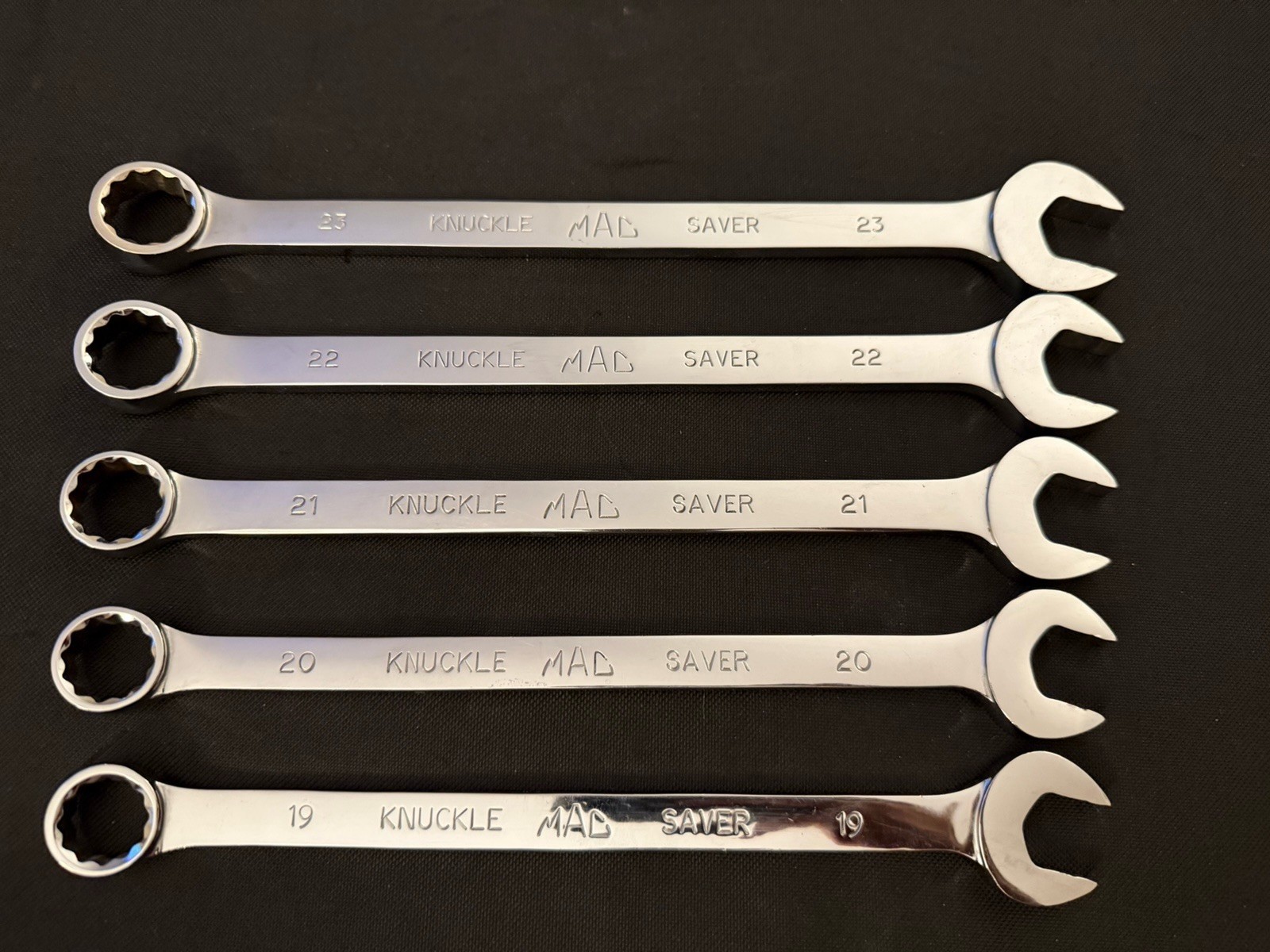 Mac Tools 5 Piece Metric Knuckle Saver Wrench Set 19-23 M23CLKS M22CLKS M21CLKS