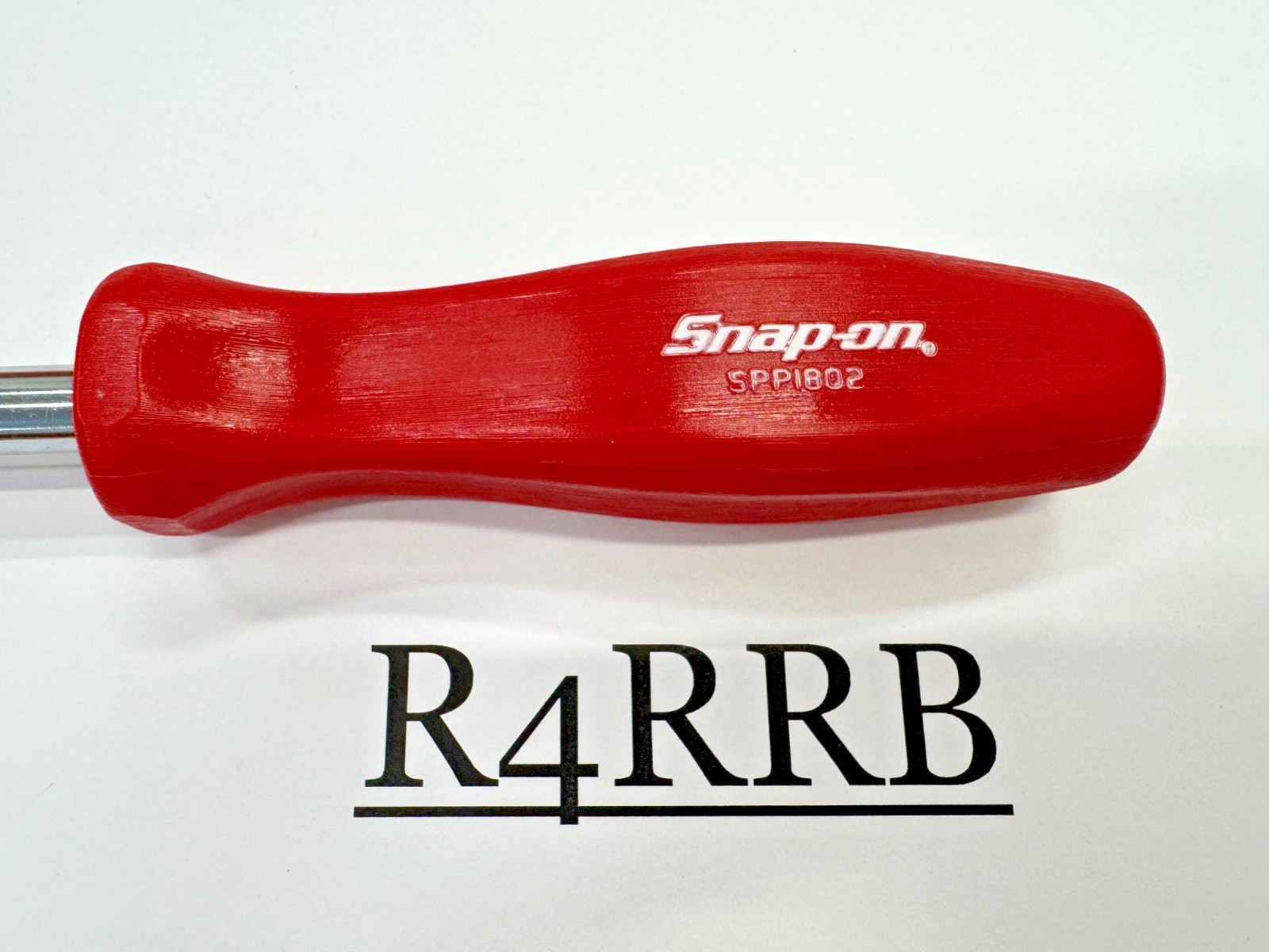 Snap-on Tools NEW RARE RED Hard Grip Reversible Blade Screwdriver Set SPP1802