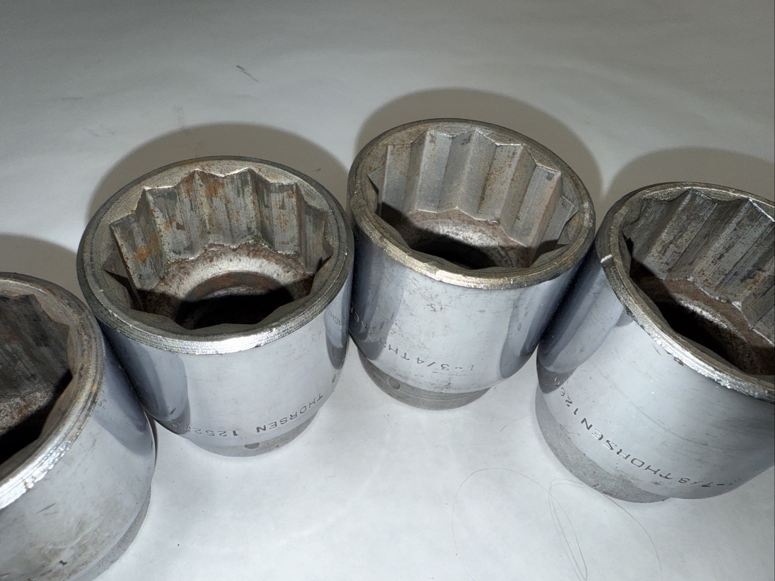 Thorsen 3/4» Drive 12 Point Socket 1-5/16 to 1-7/8 in Size, 7 Pcs Set, Made USA