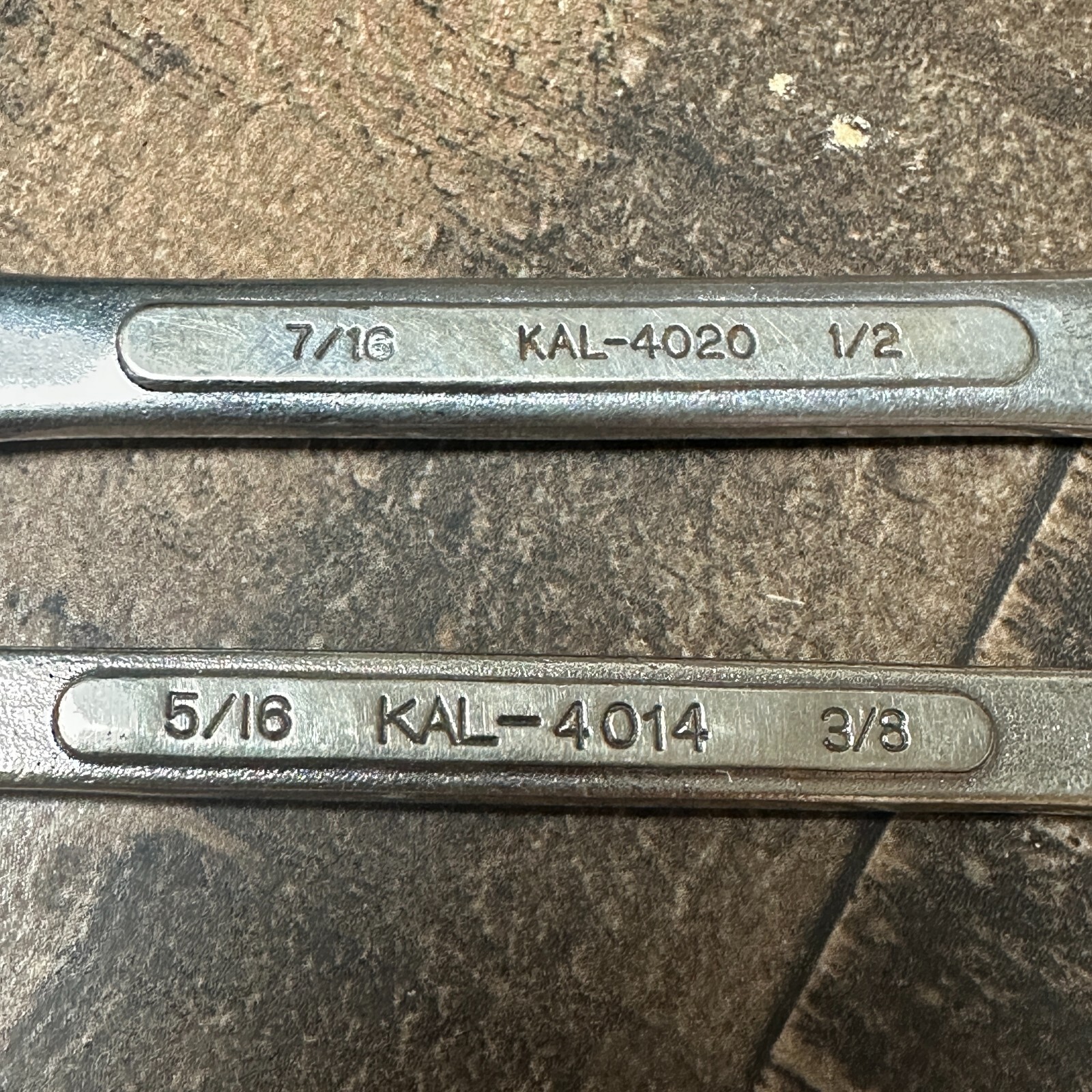 KAL 5/16″ x 3/8″ & 7/16″ x 1/2″ OPEN END WRENCH 4014 & 4020 Japan