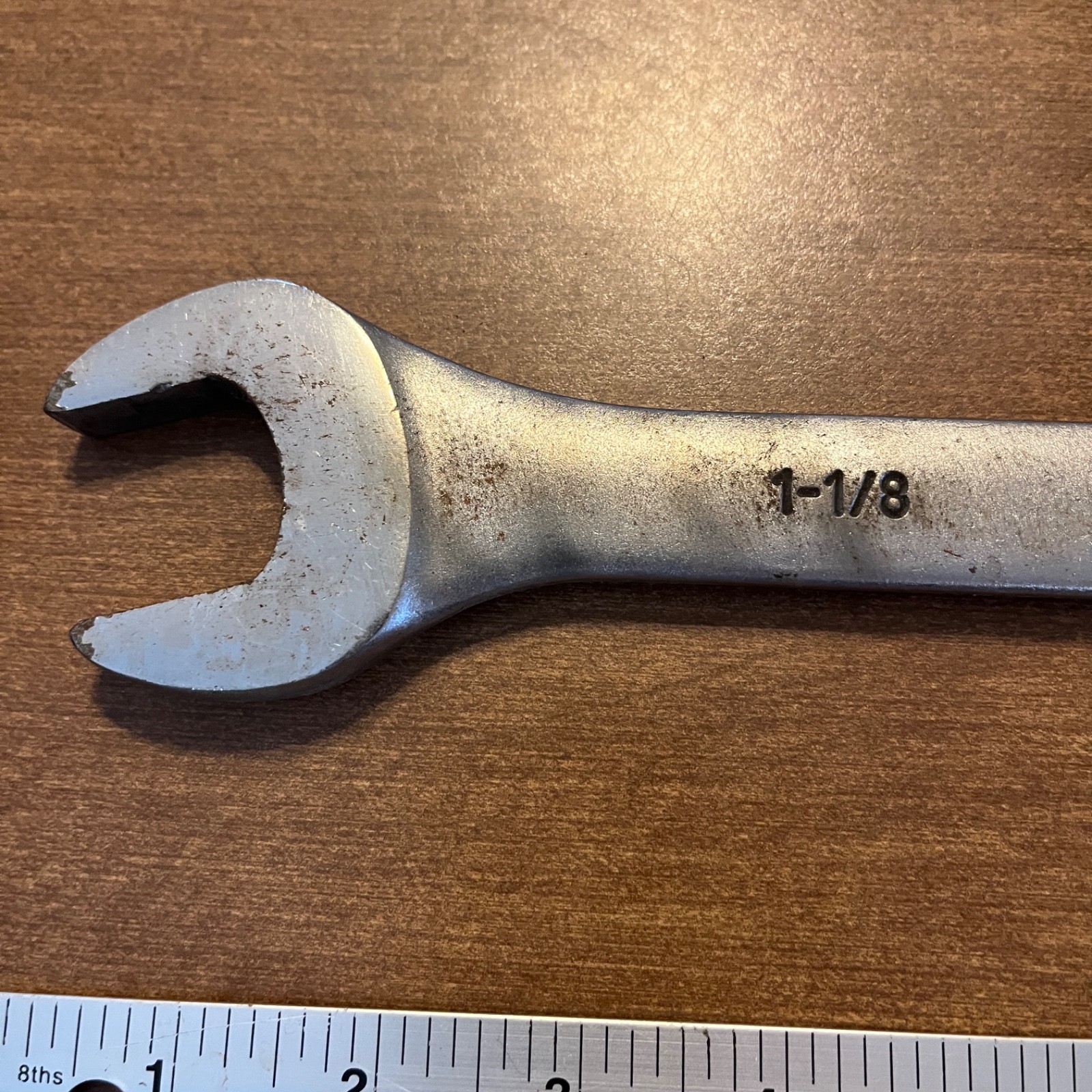 Paramount 1-1/8″ Combination Wrench Satin Chrome PAR-PRF0036S