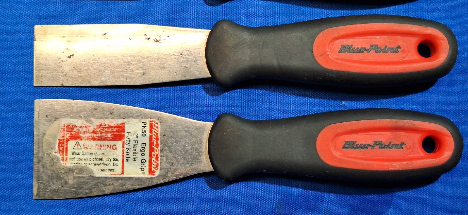 Blue Point 8 piece Knife blade, scraper, V & U Blade door panel tools