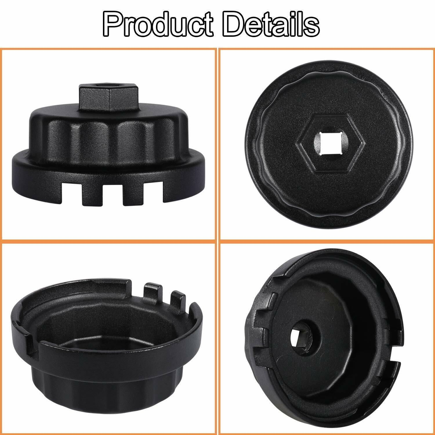 for Toyota Camry, Tundra, Tacoma, 4Runner, RAV4 and More Oil Filter Wrench