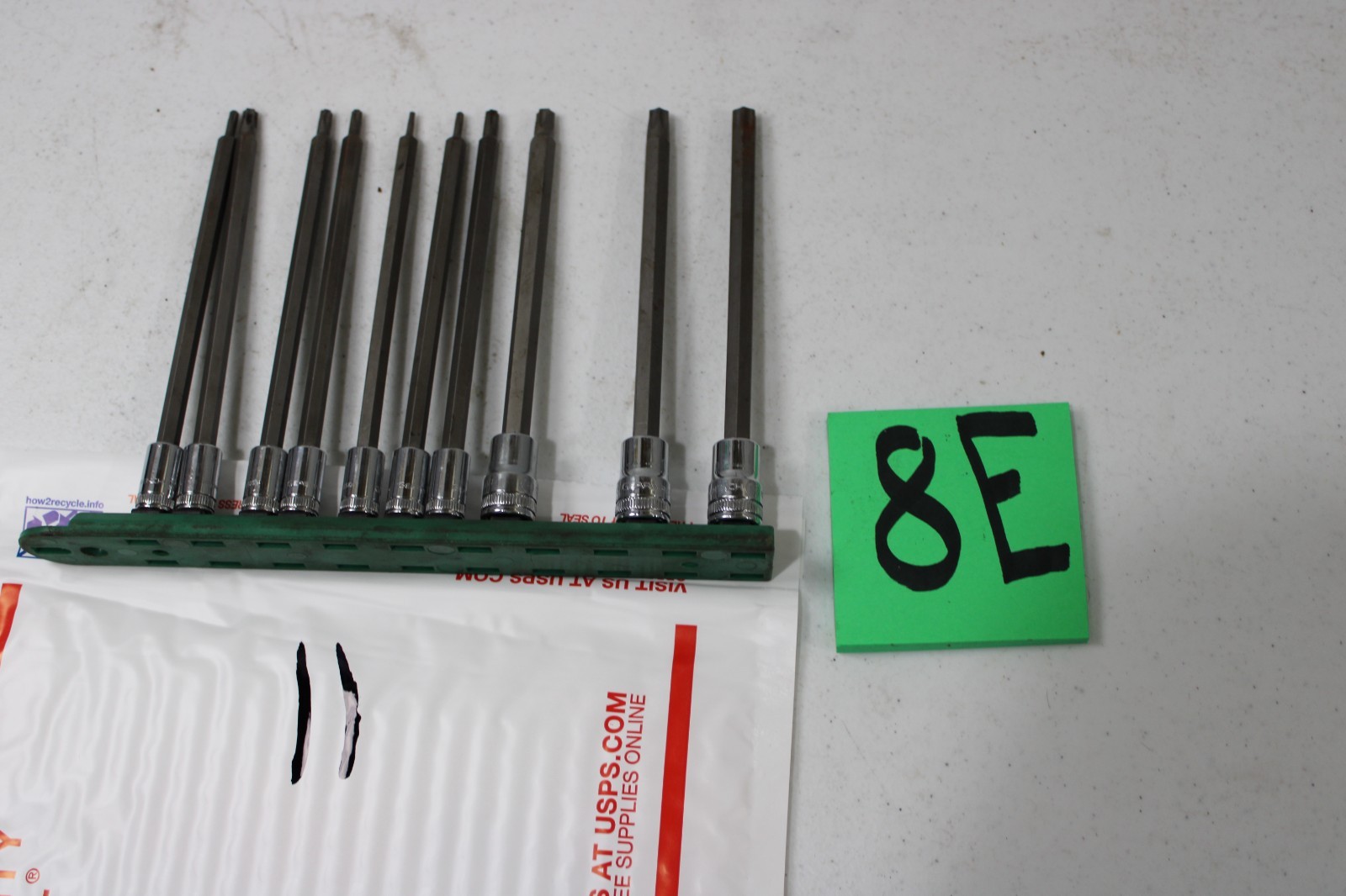 Gearwrench 10 Piece 1/4″ 3/8″ Drive Long Shank Torx Bit Socket Set T8 – T50