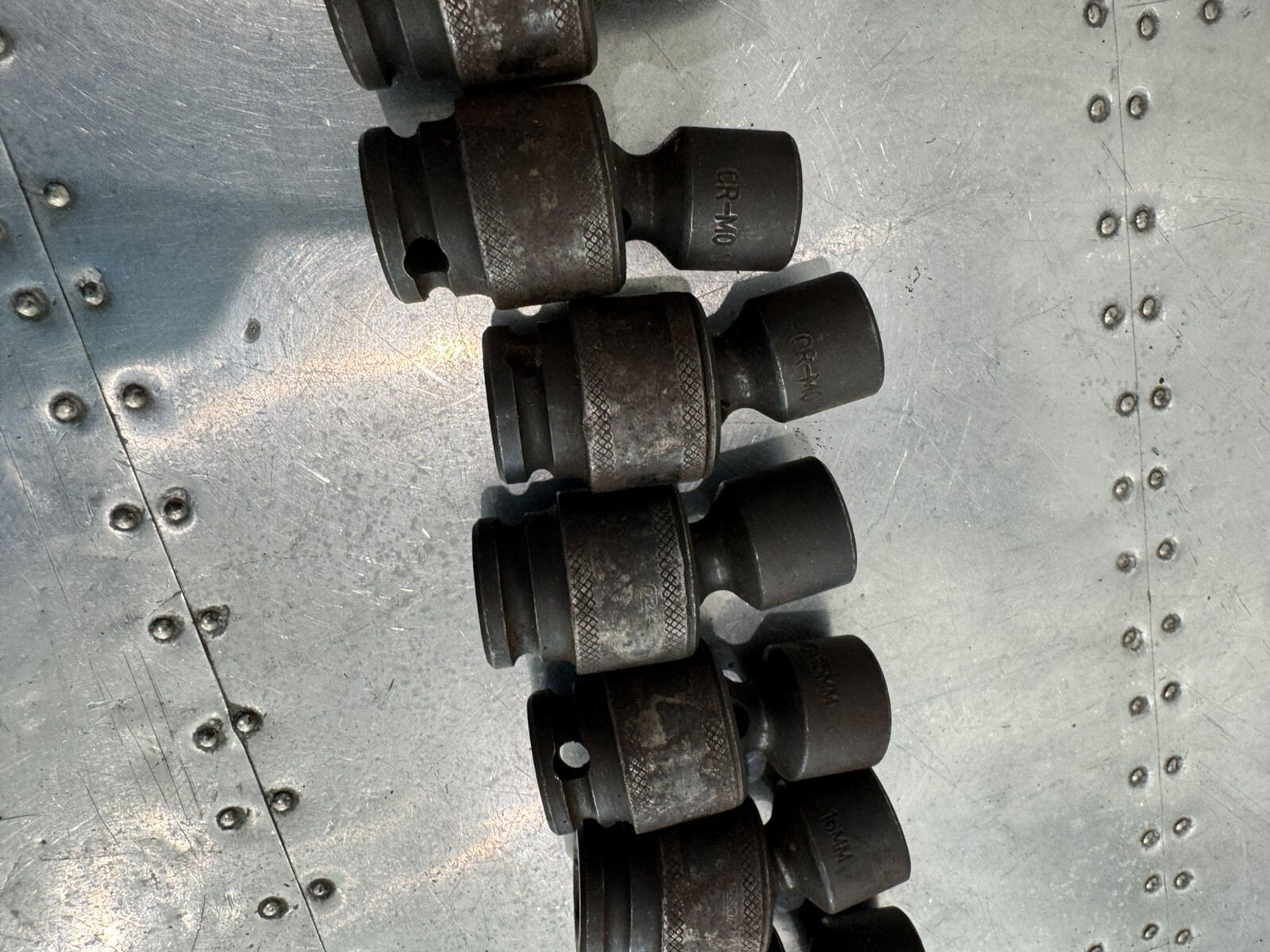 Expert 3/8” Drive 12 pc. Metric Impact Swivel Socket Set 10mm To 19mm