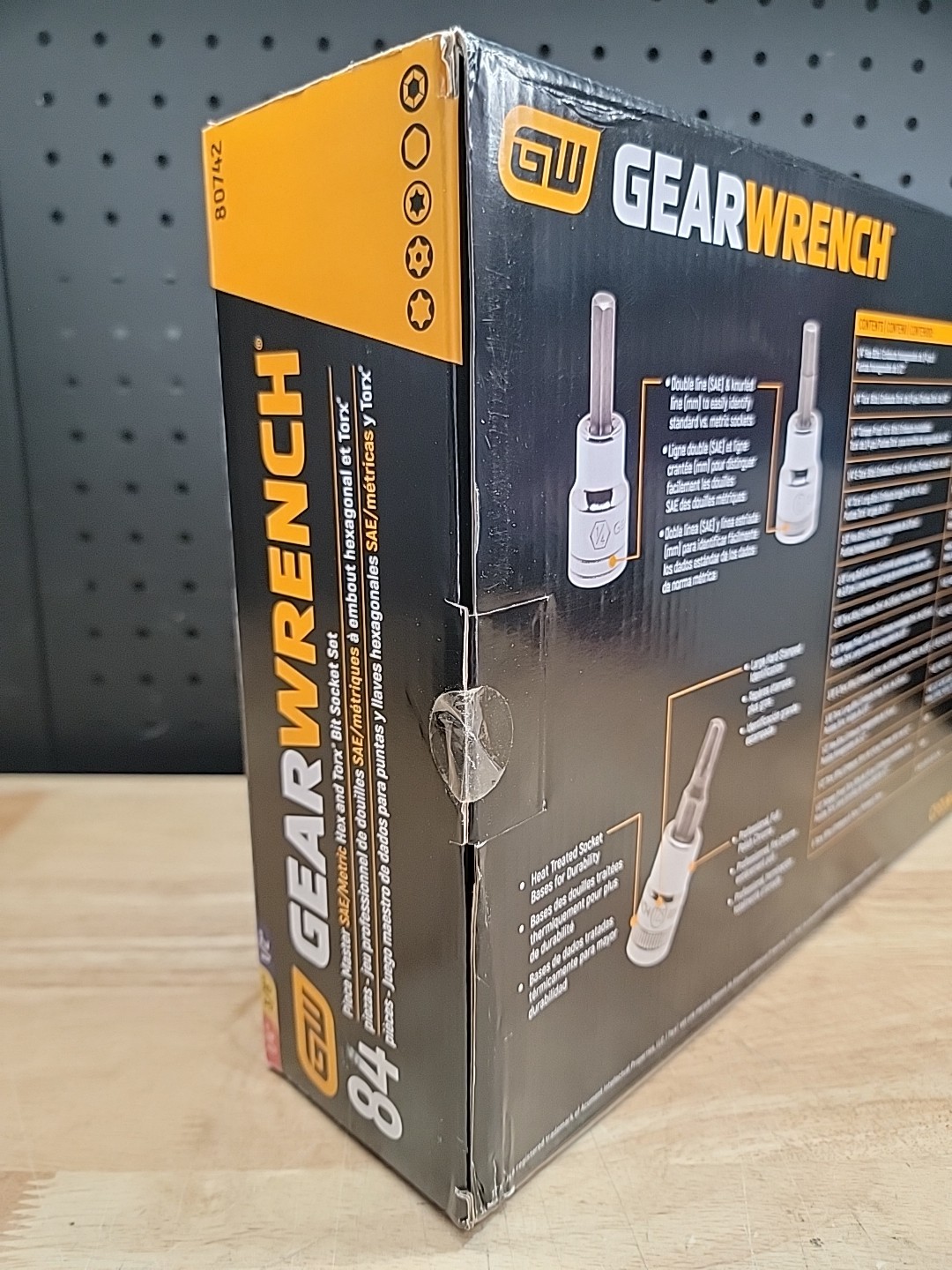 GEARWRENCH 80742 84 Pc. Master SAE/Metric Hex And Torx Bit Socket Set BRAND NEW!