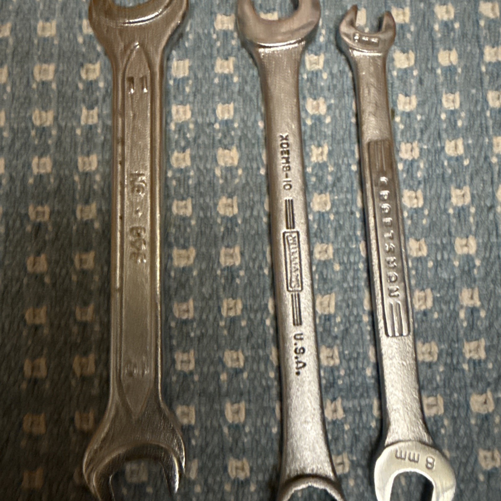 Williams 10mm Craftsman USA VA Metric 12-Point Combination Wrench Set 8-19mm