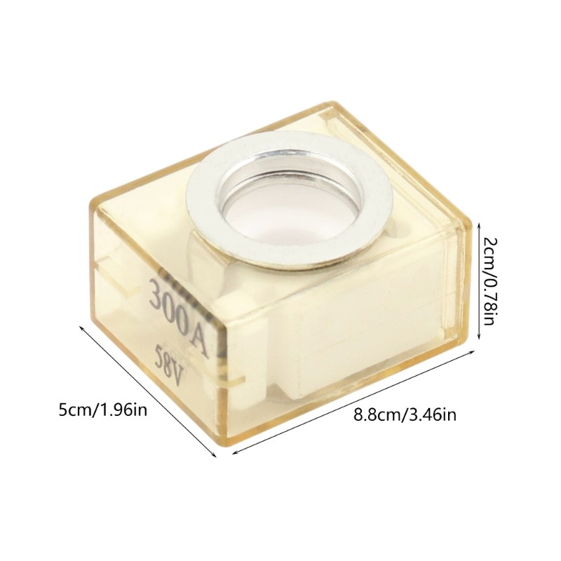 2 Position 100-300A Fuses Holder Waterproof Design Power Protections Industrial