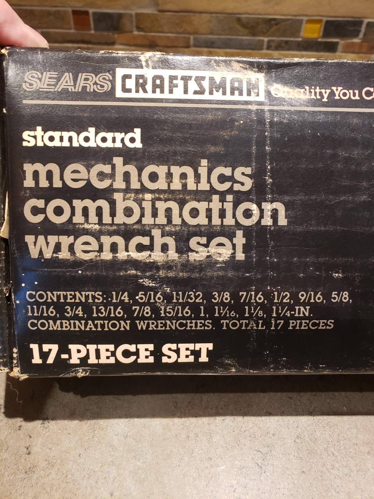 Sears Craftsman 17pc SAE Wrench Set 49661 similar to 4966 New in box