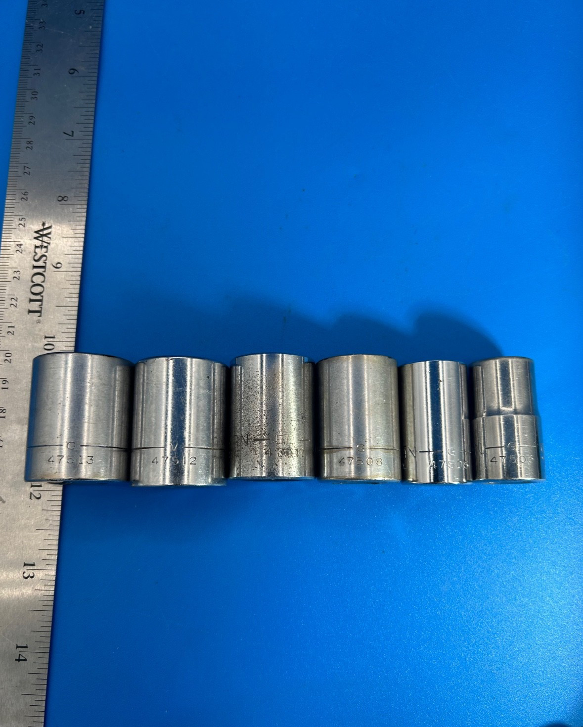 Craftsman Socket Set 1/2” Drive 9/16” to 15/16” 6 Pieces T-5-6